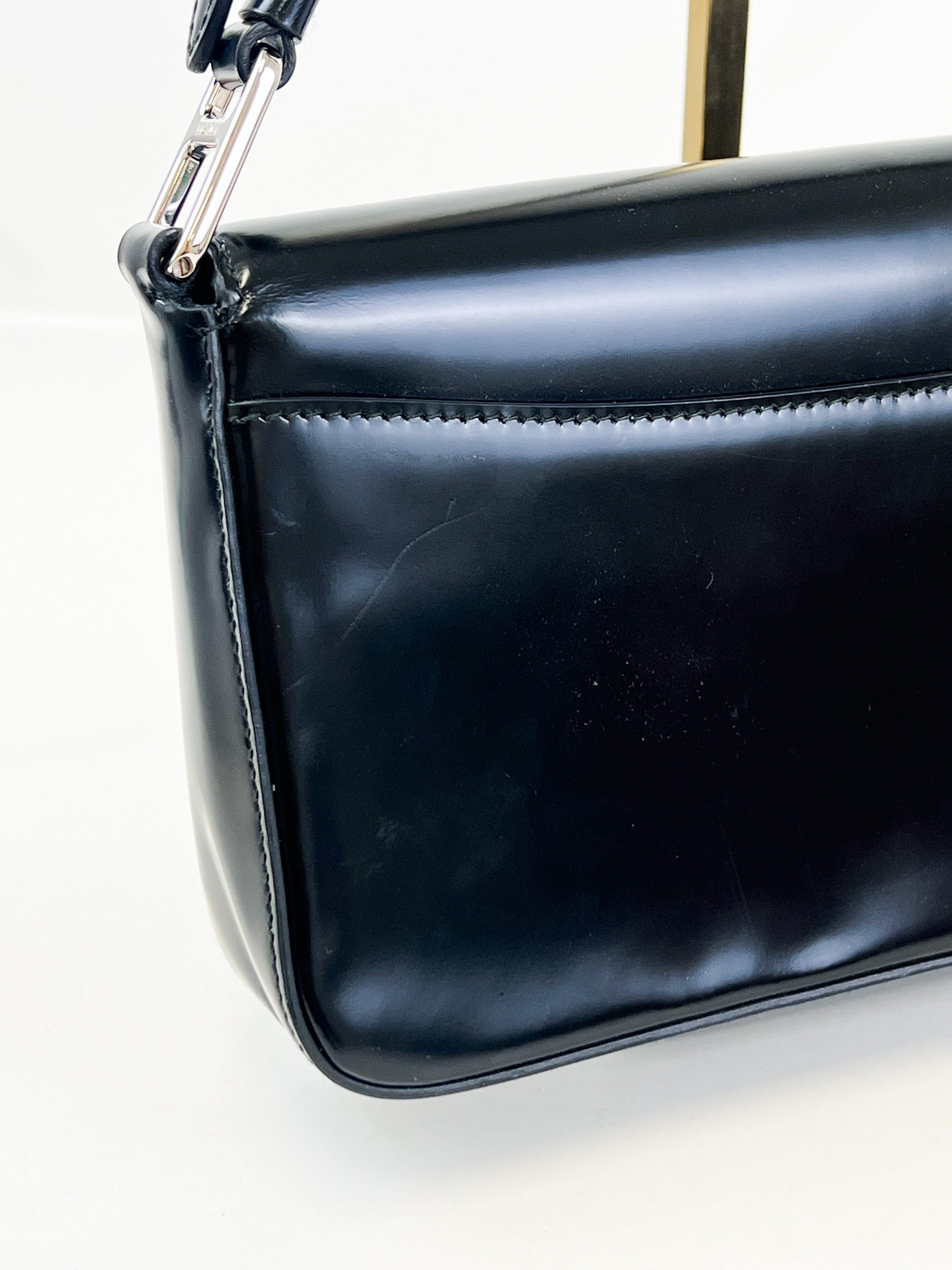 Prada Spazzolato Femme Shoulder Bag