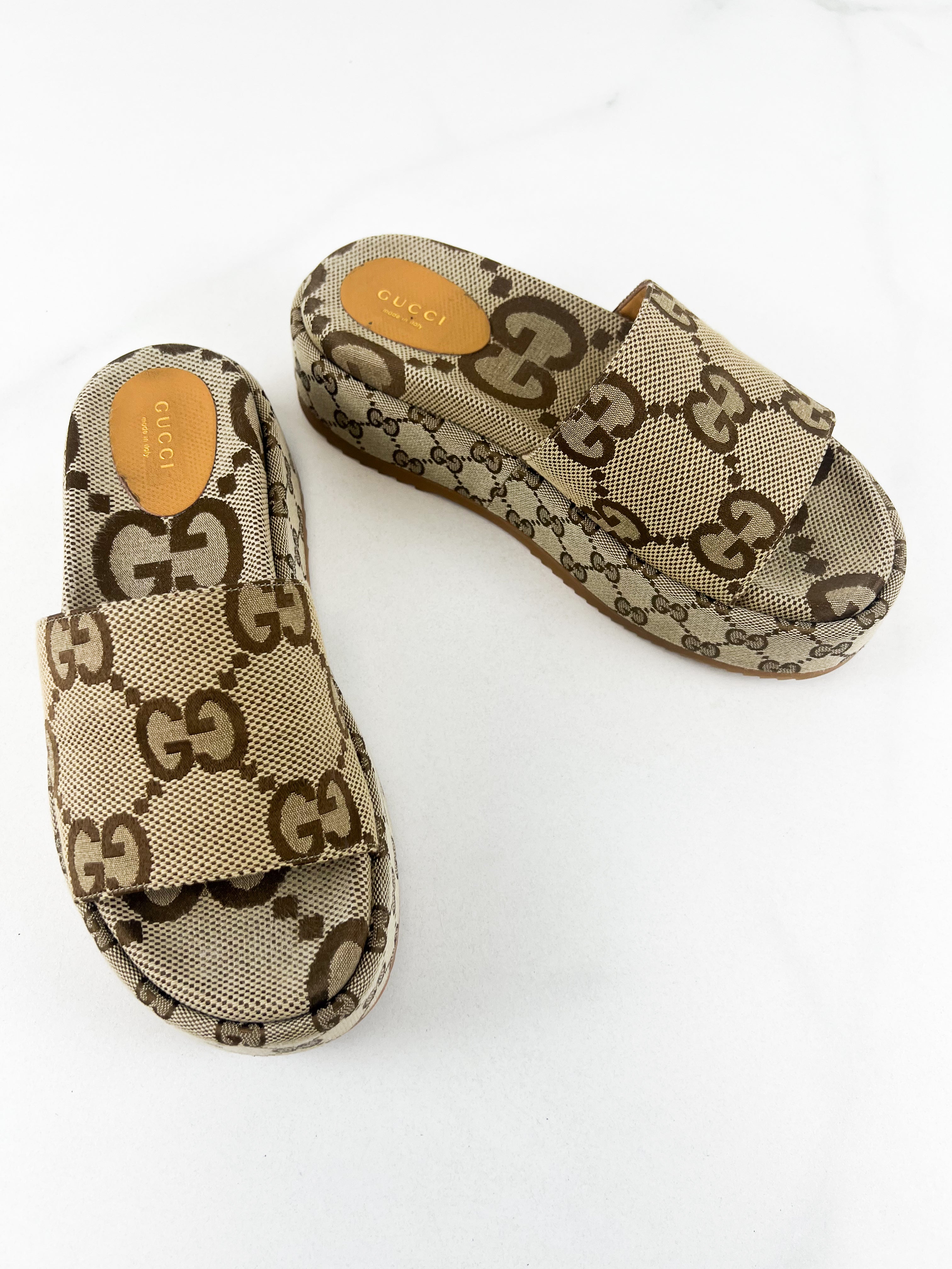 Gucci Platform Slide Sandal Size 39