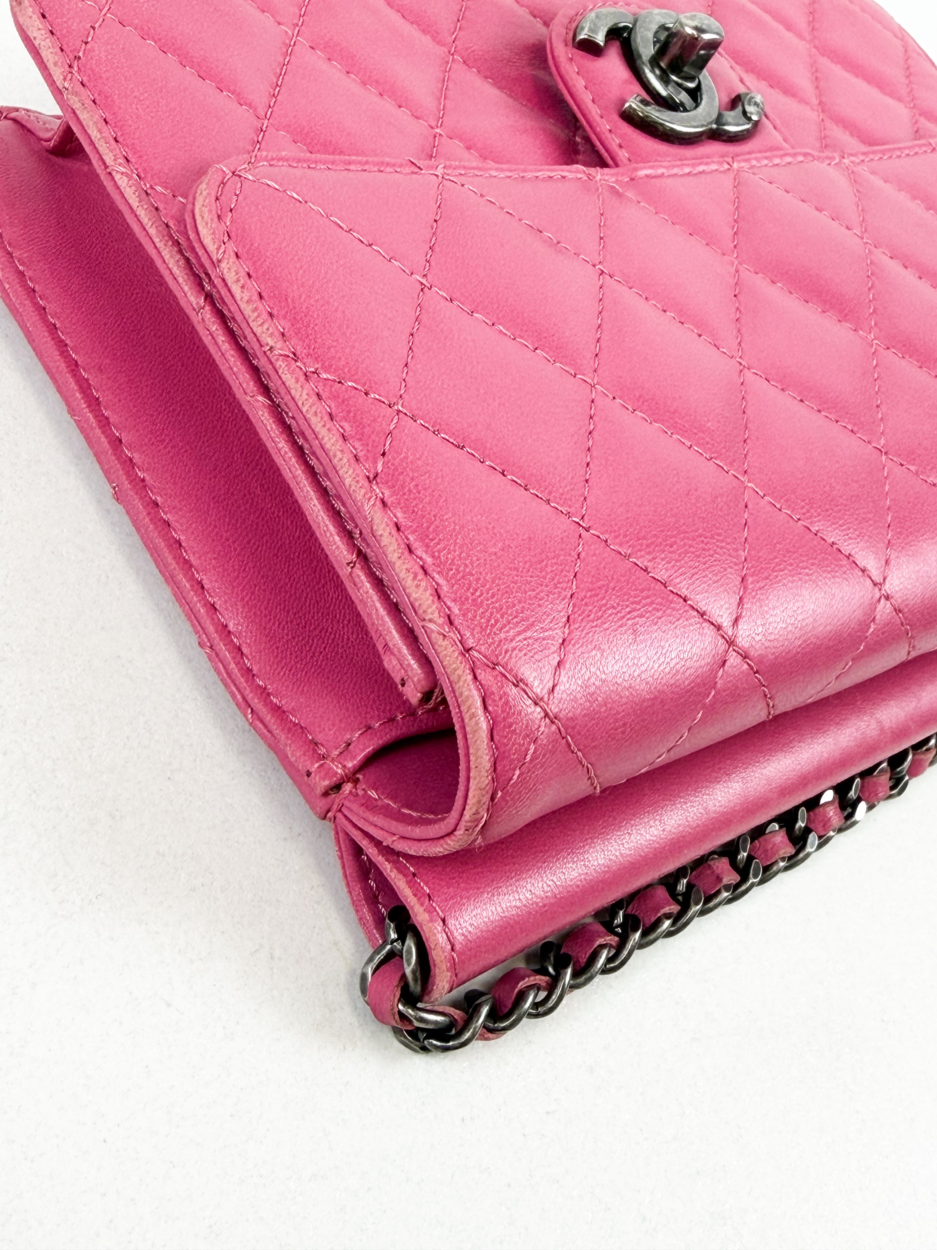 Chanel Crossing Times Flap Bag Pink