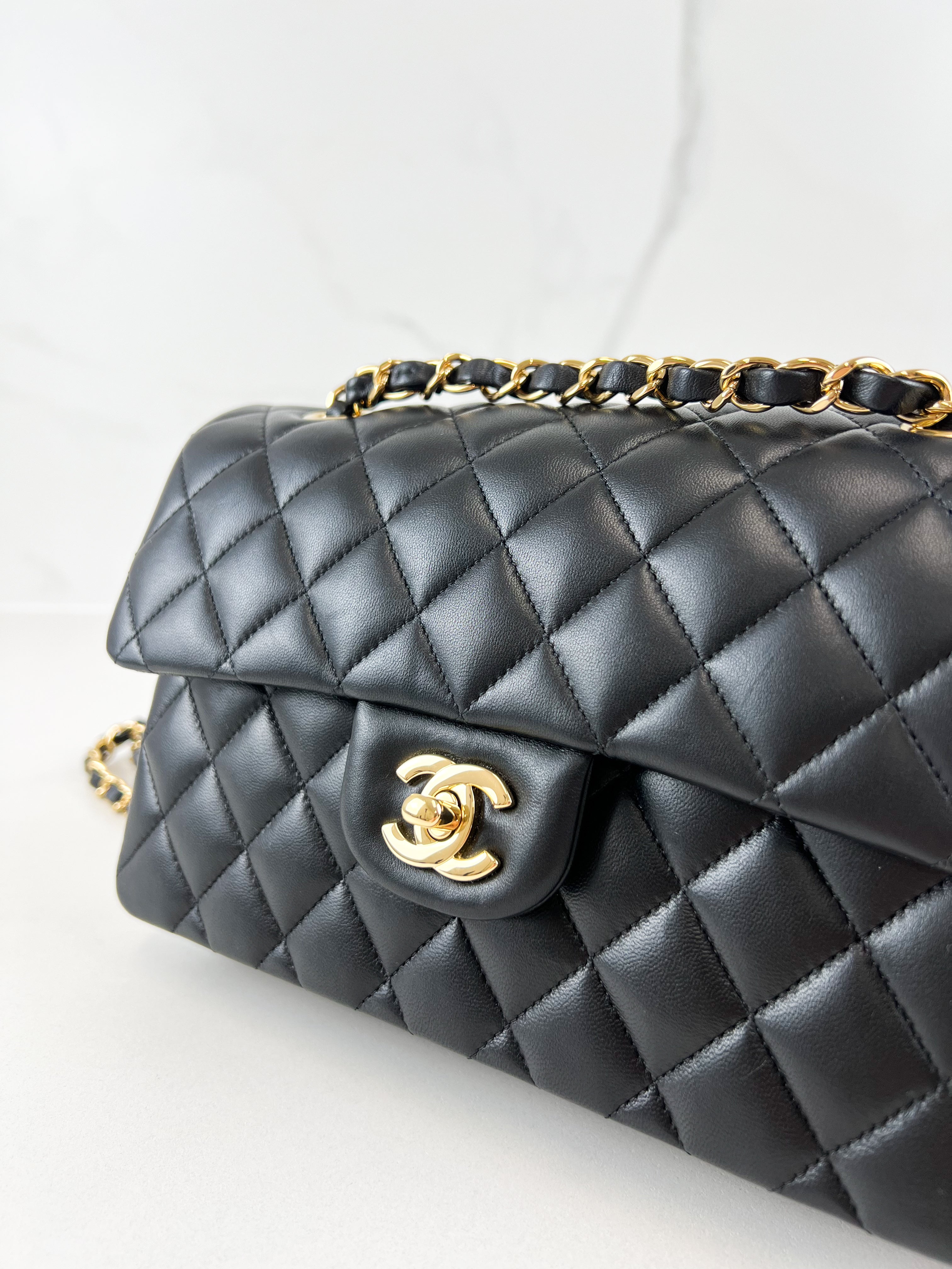 Chanel Small Classic Double Flap Calfskin Shoulder Bag
