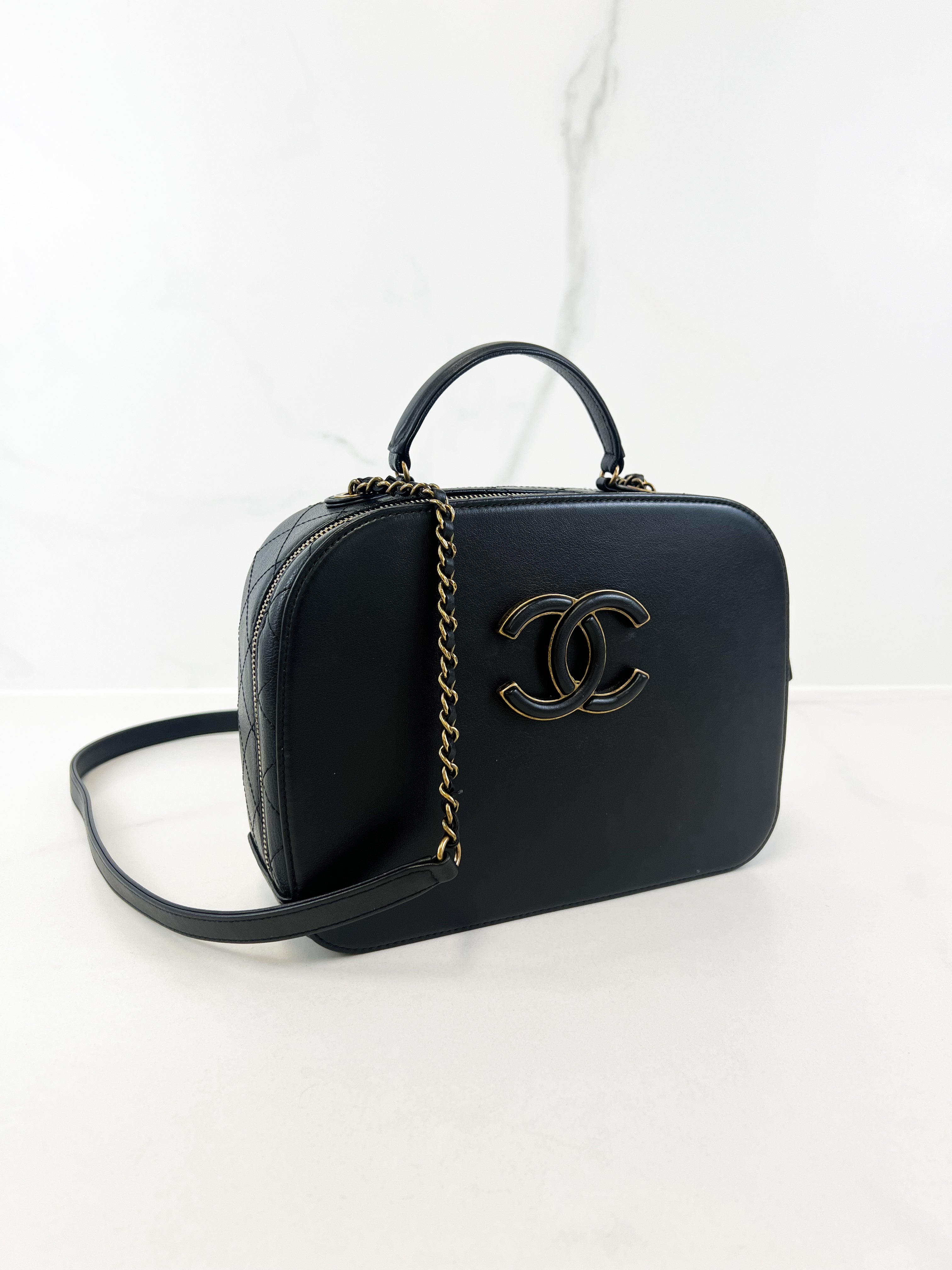 Chanel Black Small Vanity