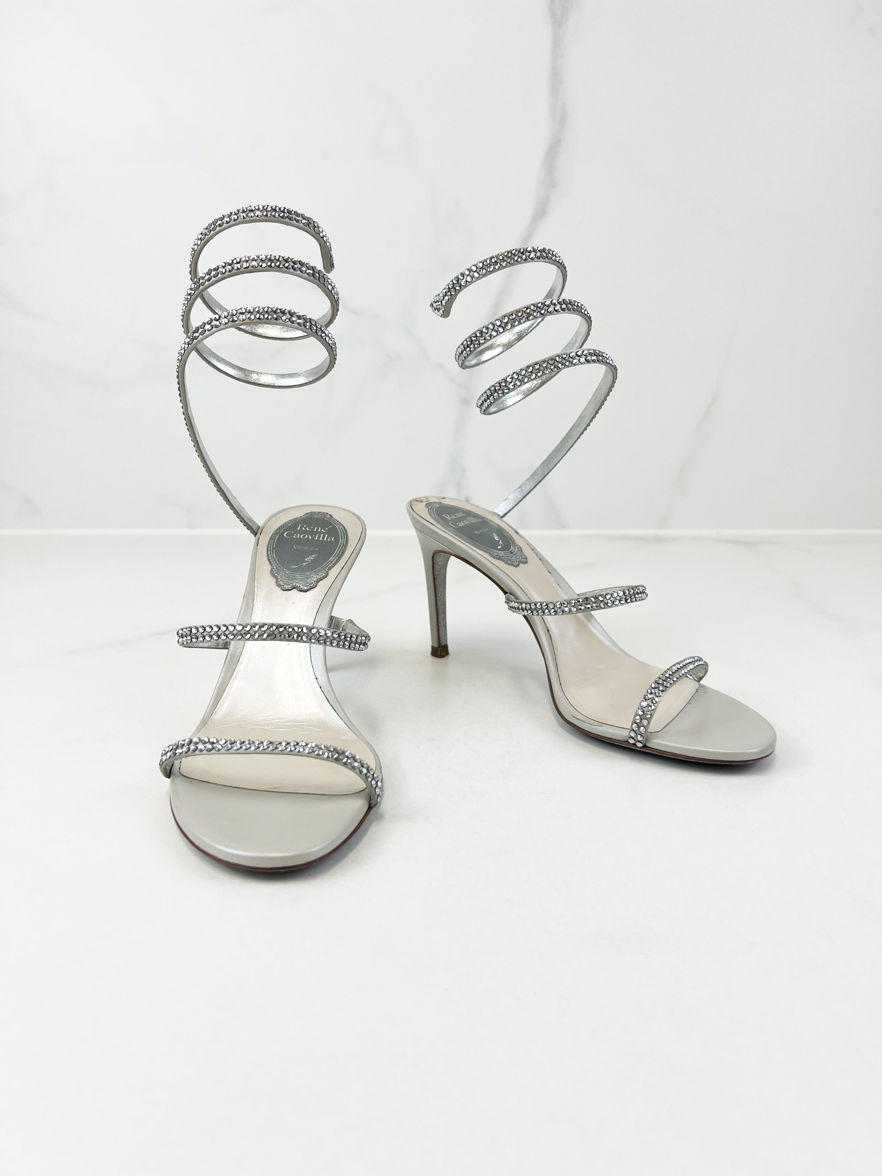 Rene Caovilla Cleo Sandal 75mm Size 35