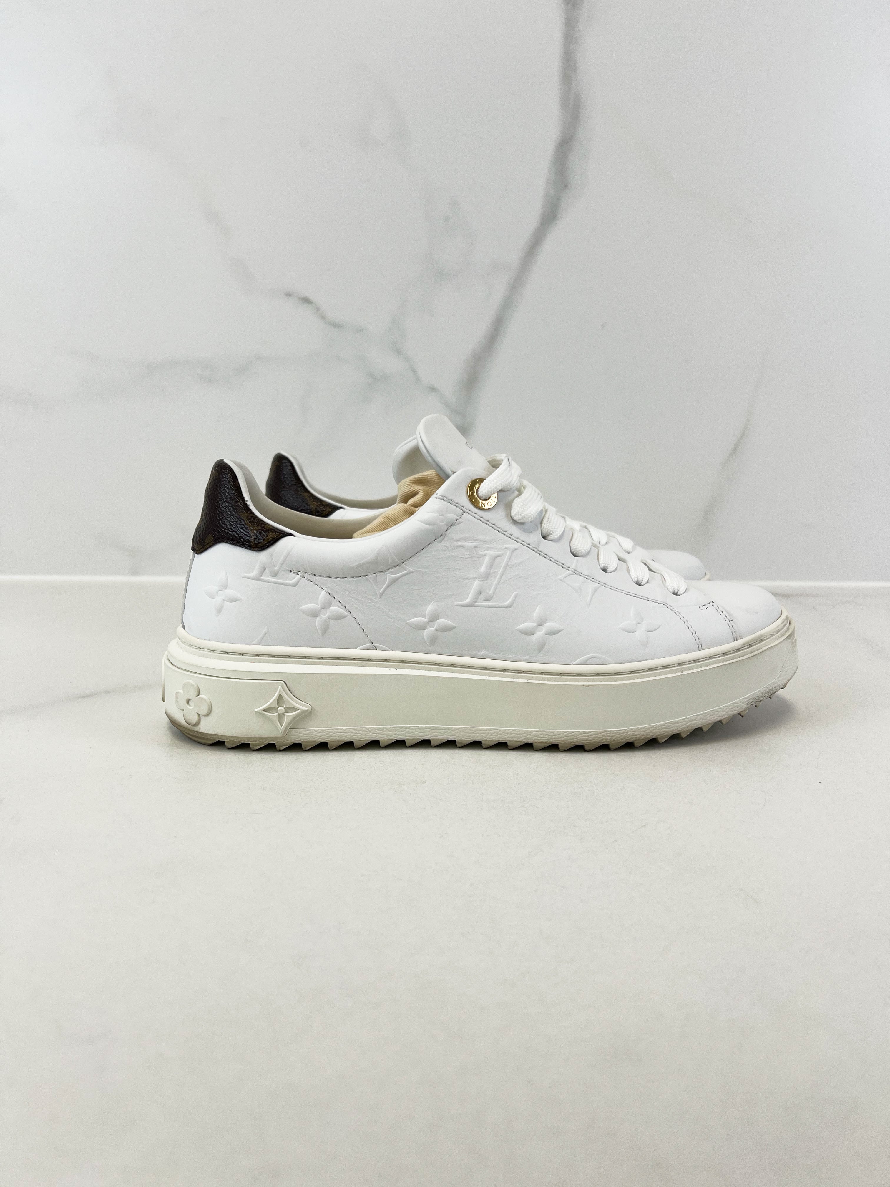 Louis Vuitton Monogram Time Out Sneaker Size 36.5