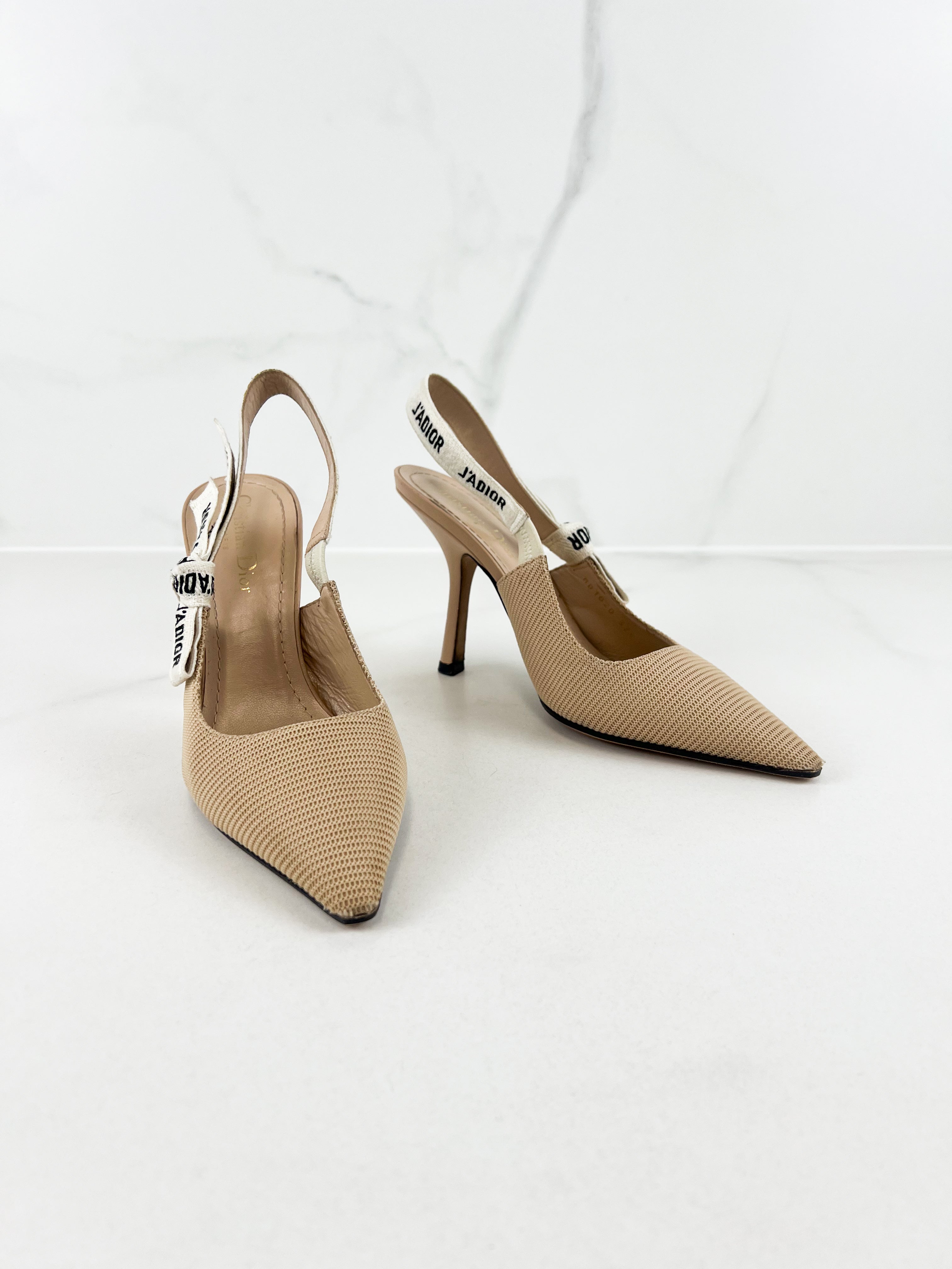 Christian Dior J'adior Slingback Heels Size 37.5