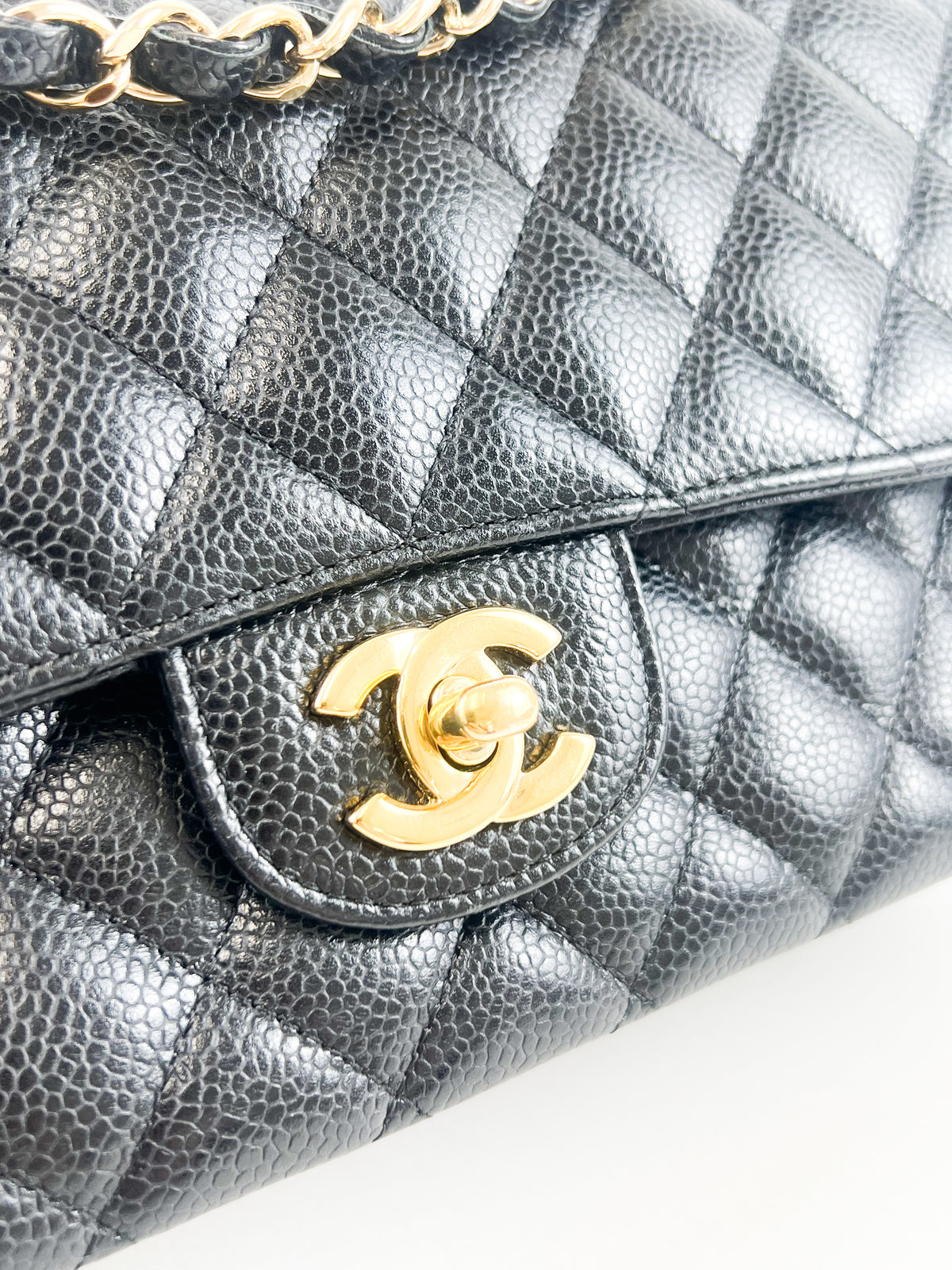 Chanel Small Classic Double Flap Caviar Shoulder Bag