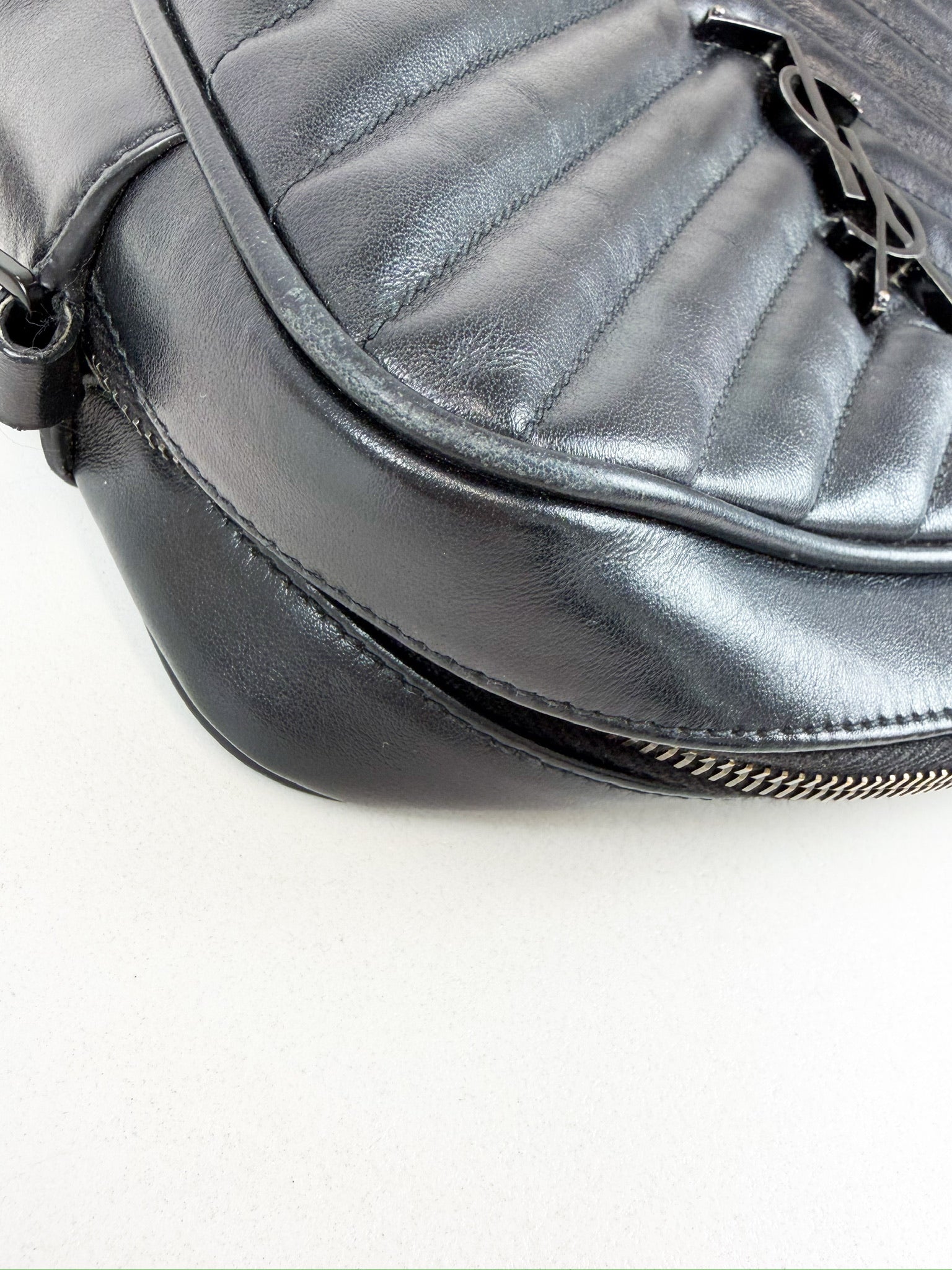 Saint Laurent Black Lou Camera Bag