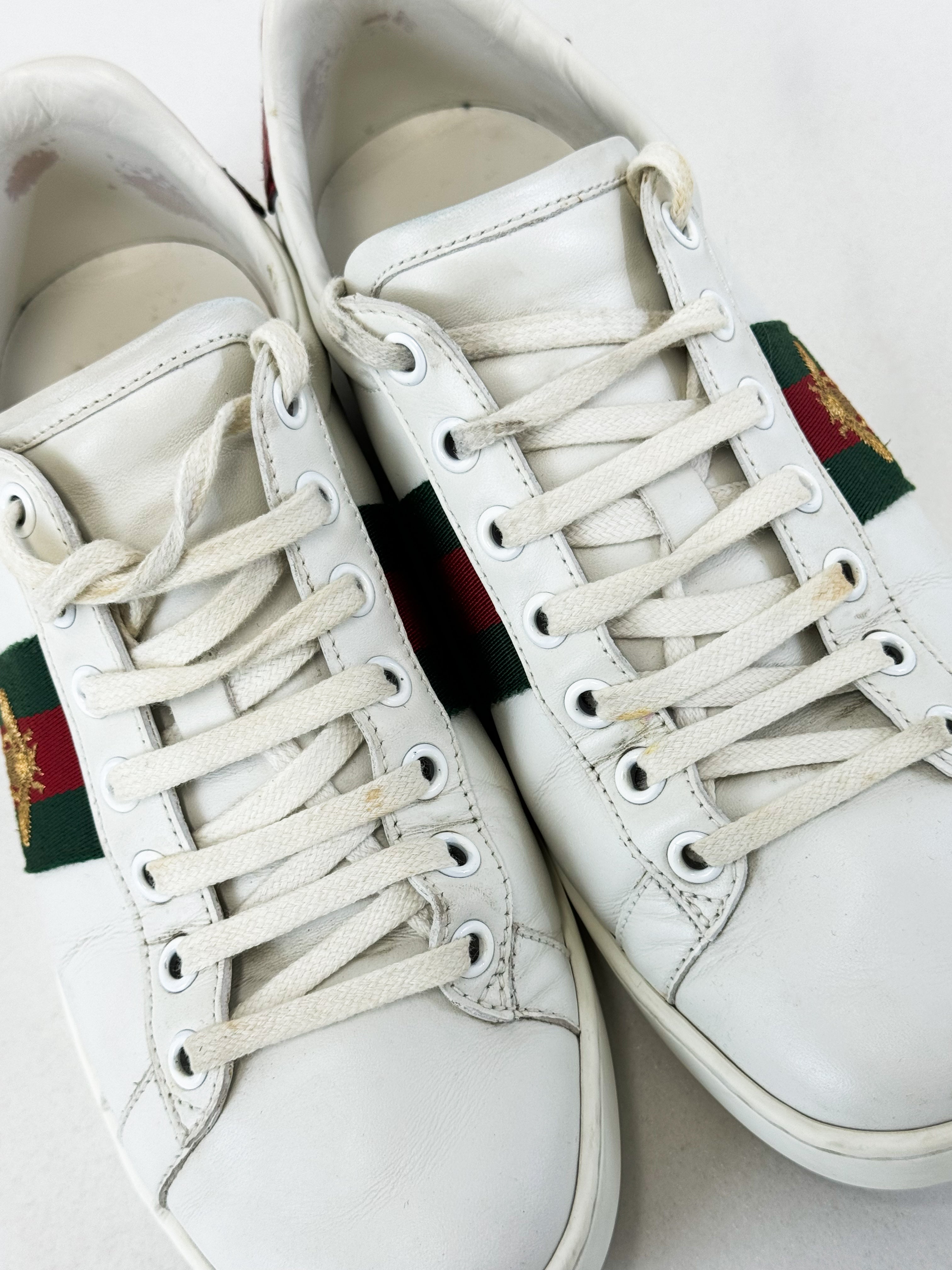 Gucci Ace Bee Sneaker Size 36.5