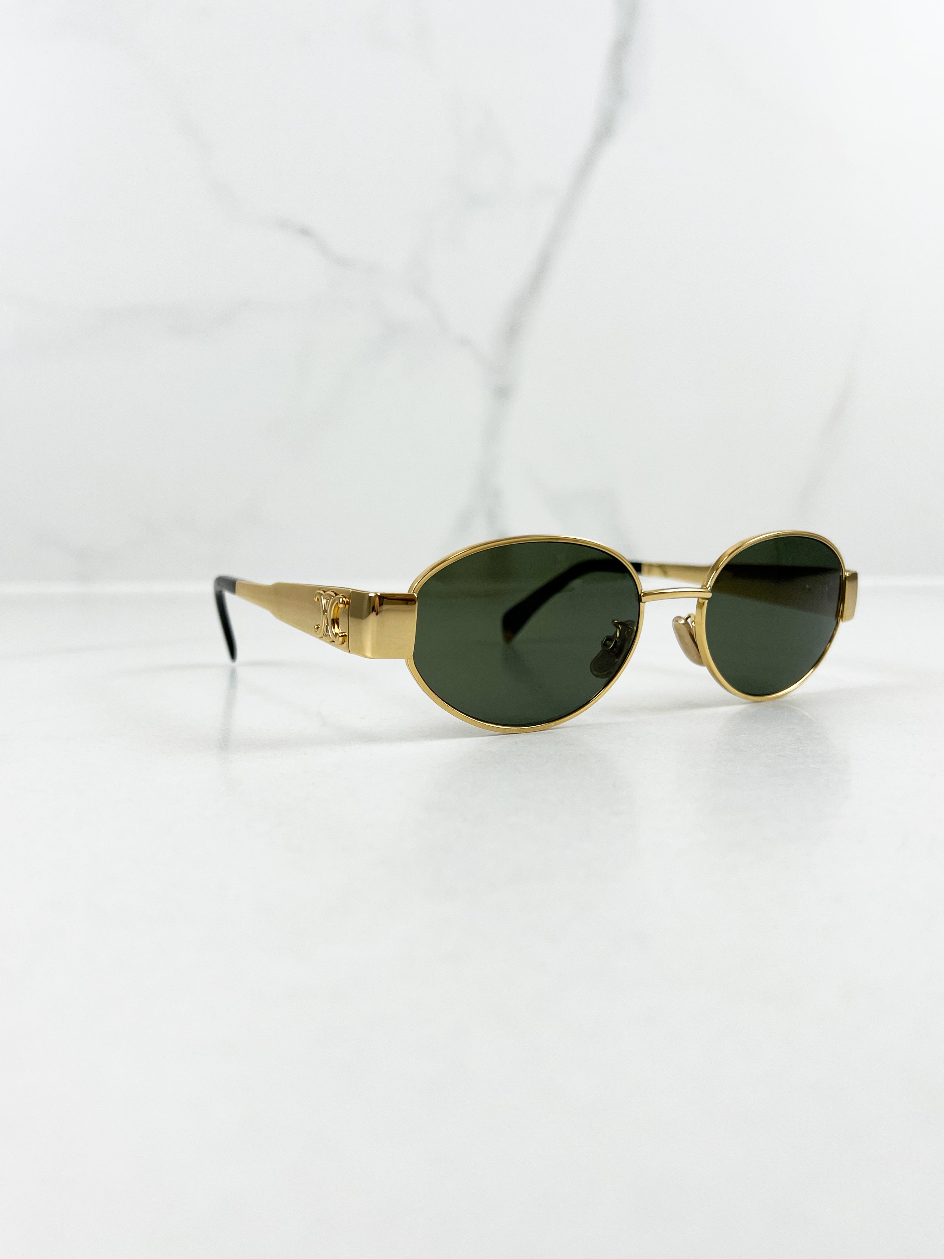Celine Triomphe Metal Sunglasses