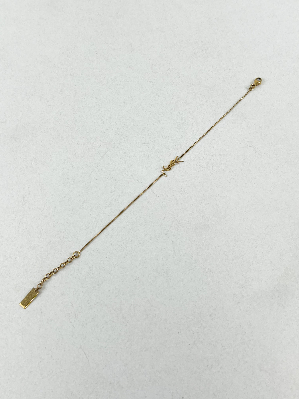 Saint Laurent Cassandre Gold Bracelet