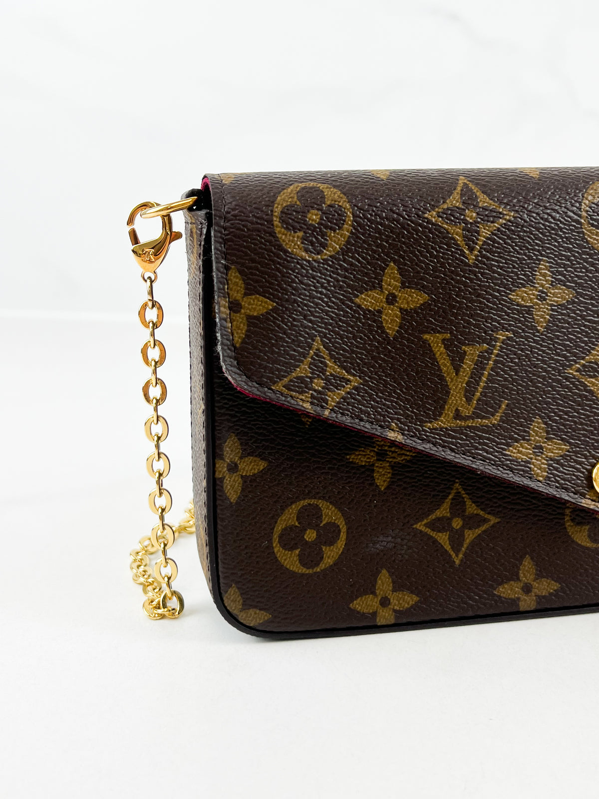 Louis Vuitton Felicie Pochette Monogram Leather