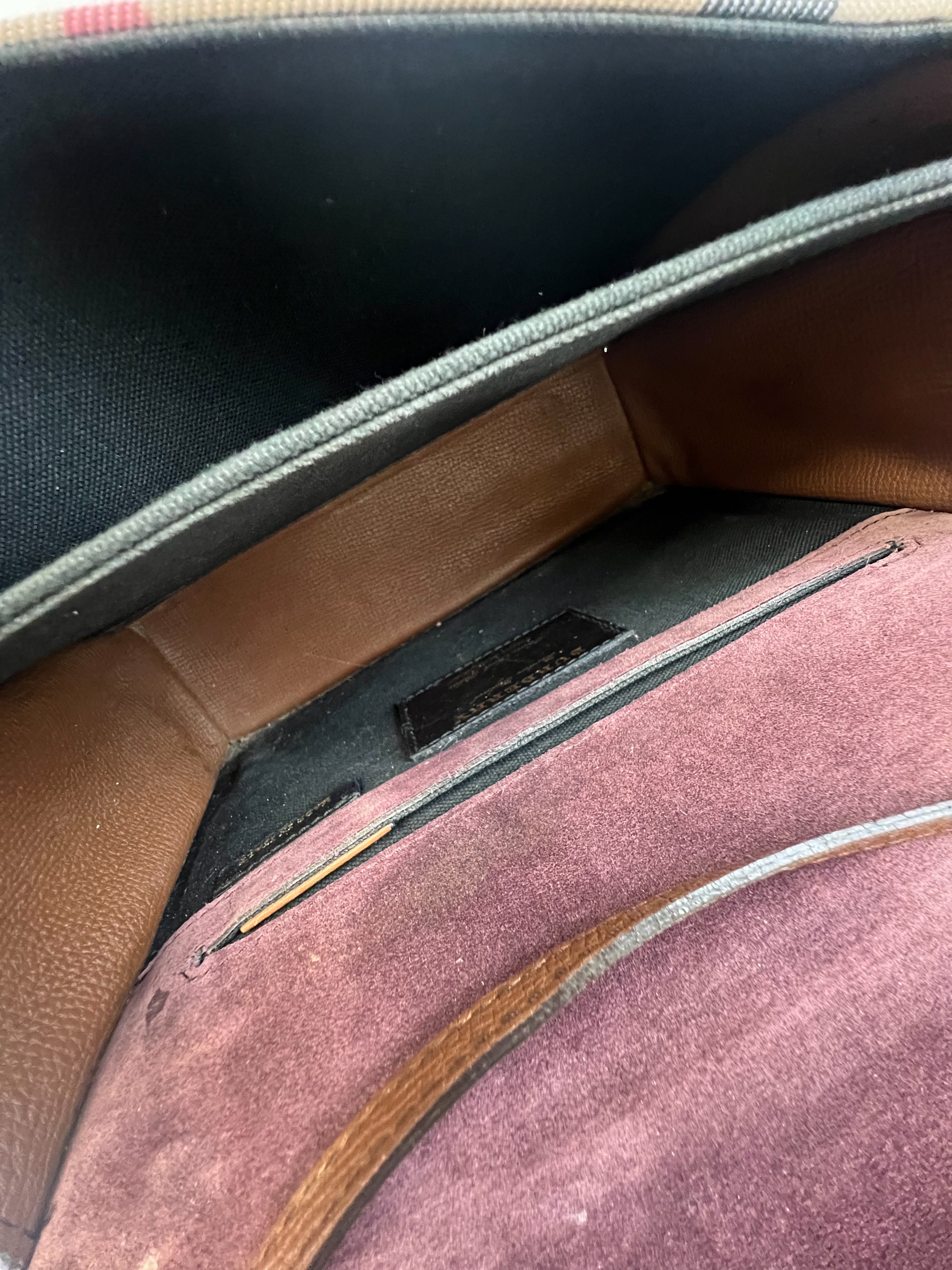 Burberry Macken Small Check Crossbody Bag