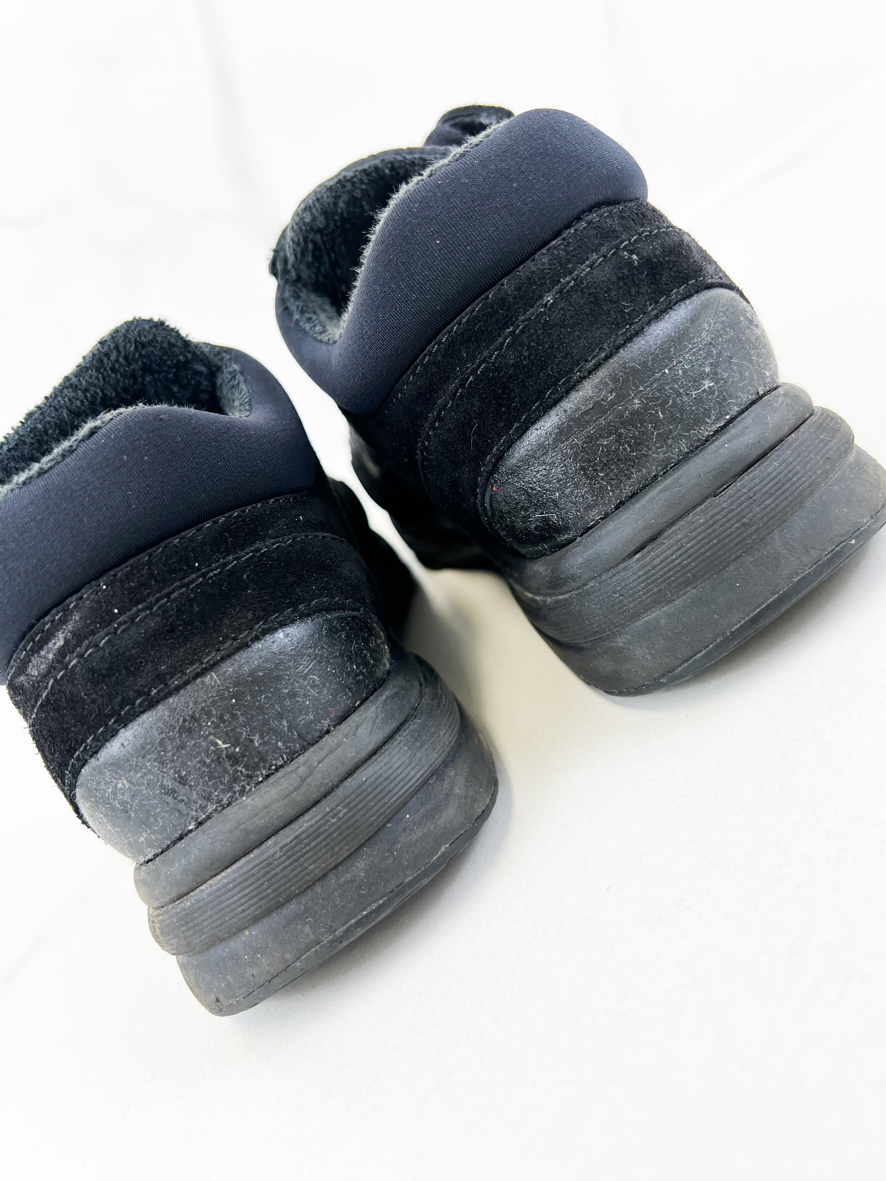 Chanel Black CC Logo Sneaker Size 34