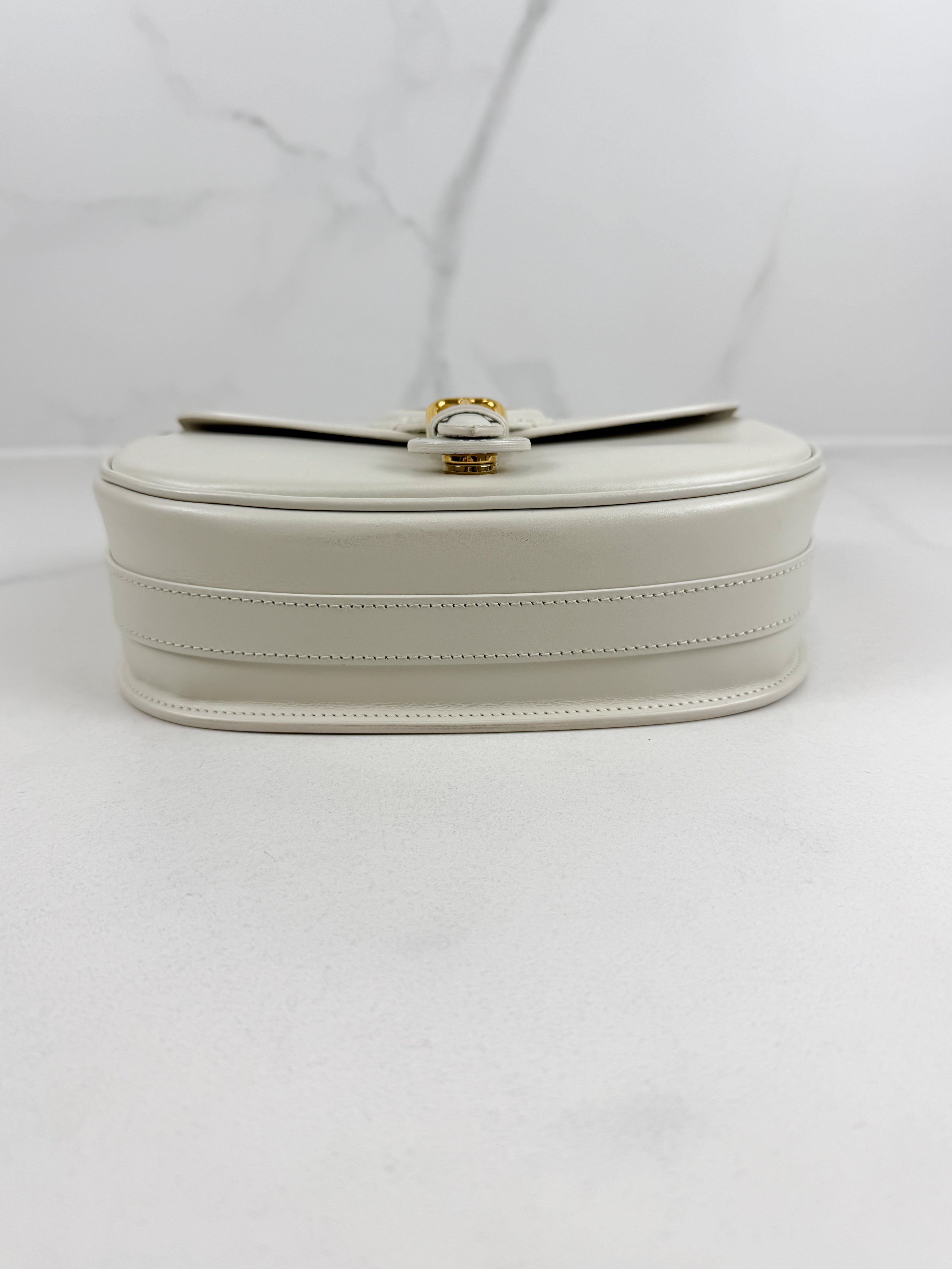 Christian Dior Bobby Medium Shoulder Bag in White