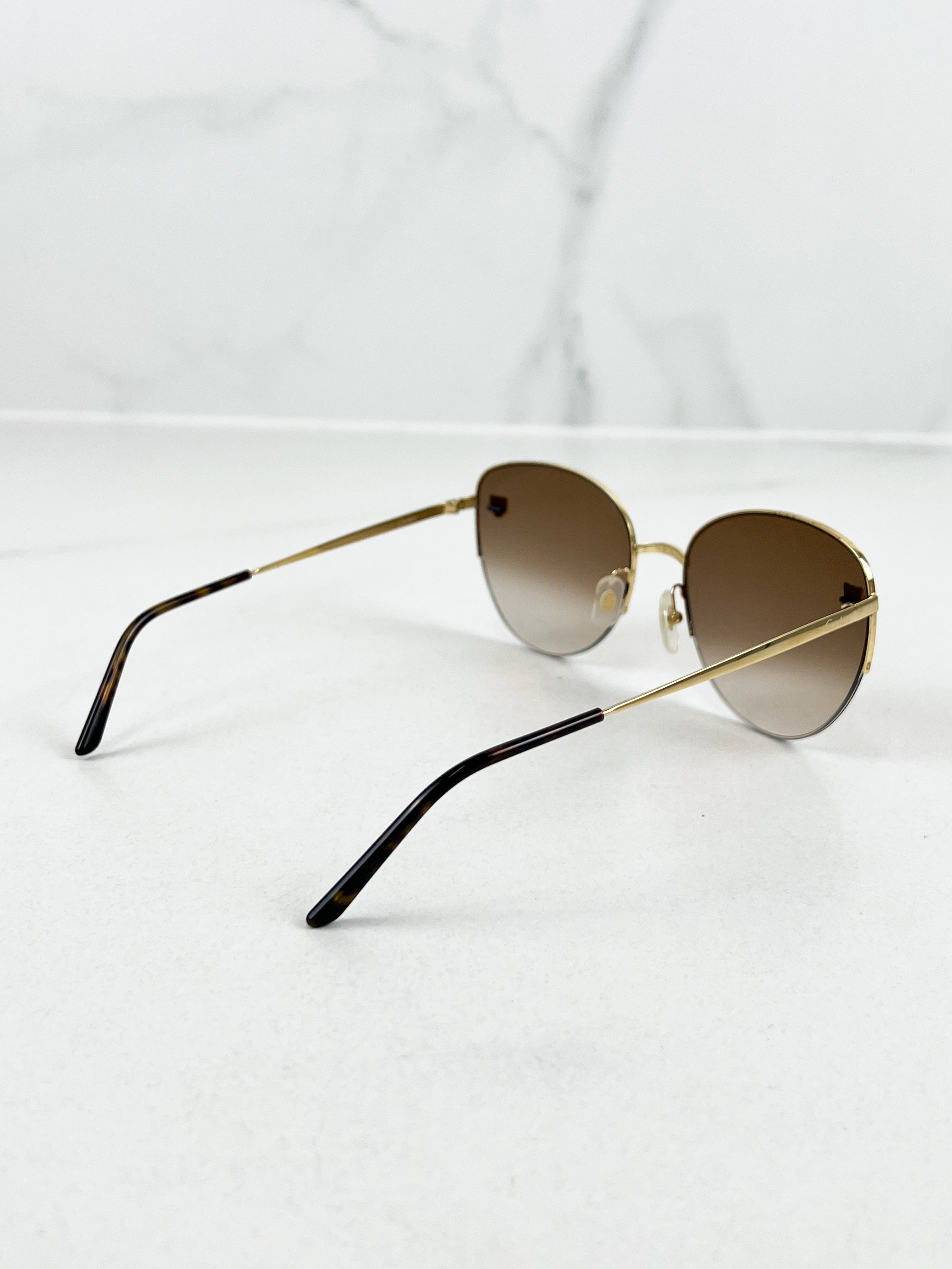 Cartier Panthère de Cartier Cat-Eye Sunglasses