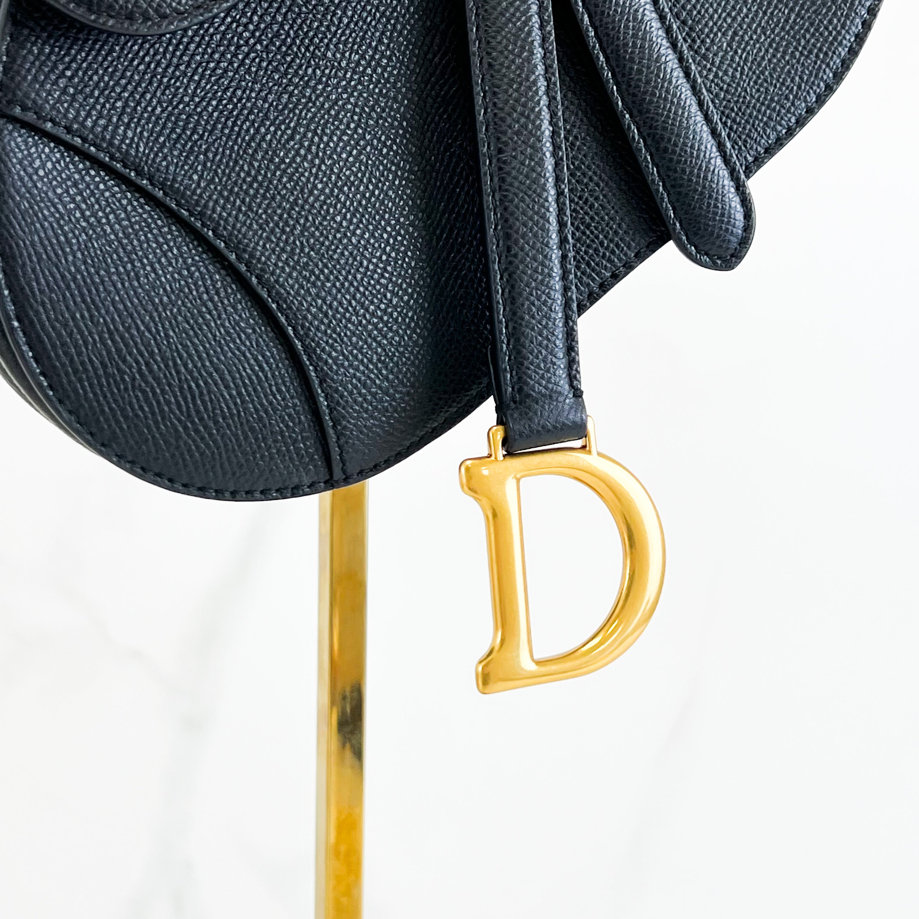 Christian Dior Mini Black Saddle