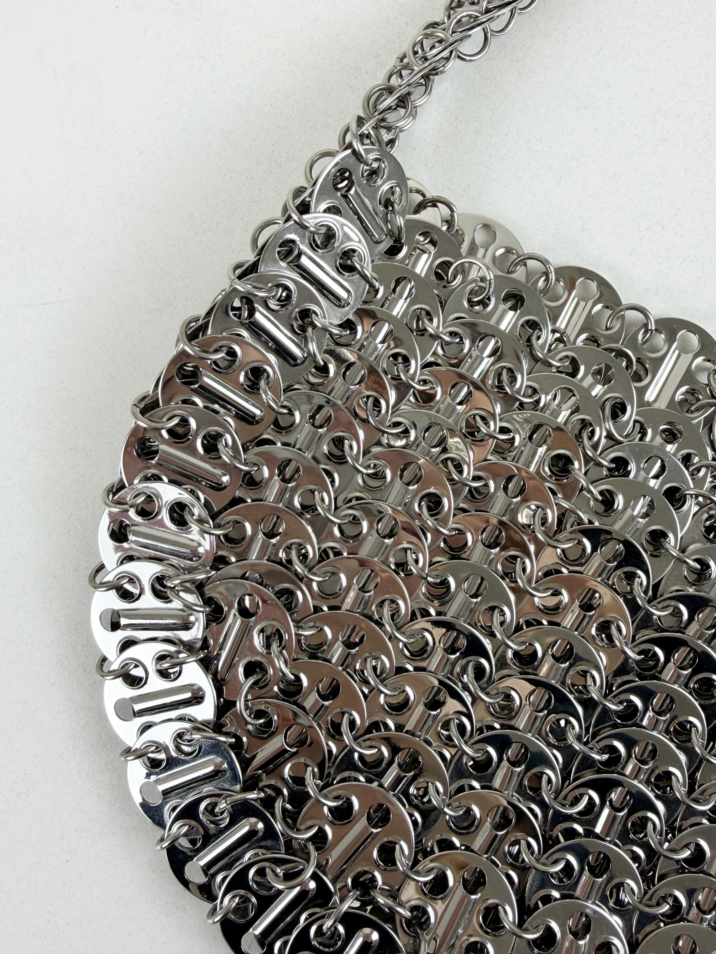 Rabanne 1969 Moon Chainmail Shoulder Bag
