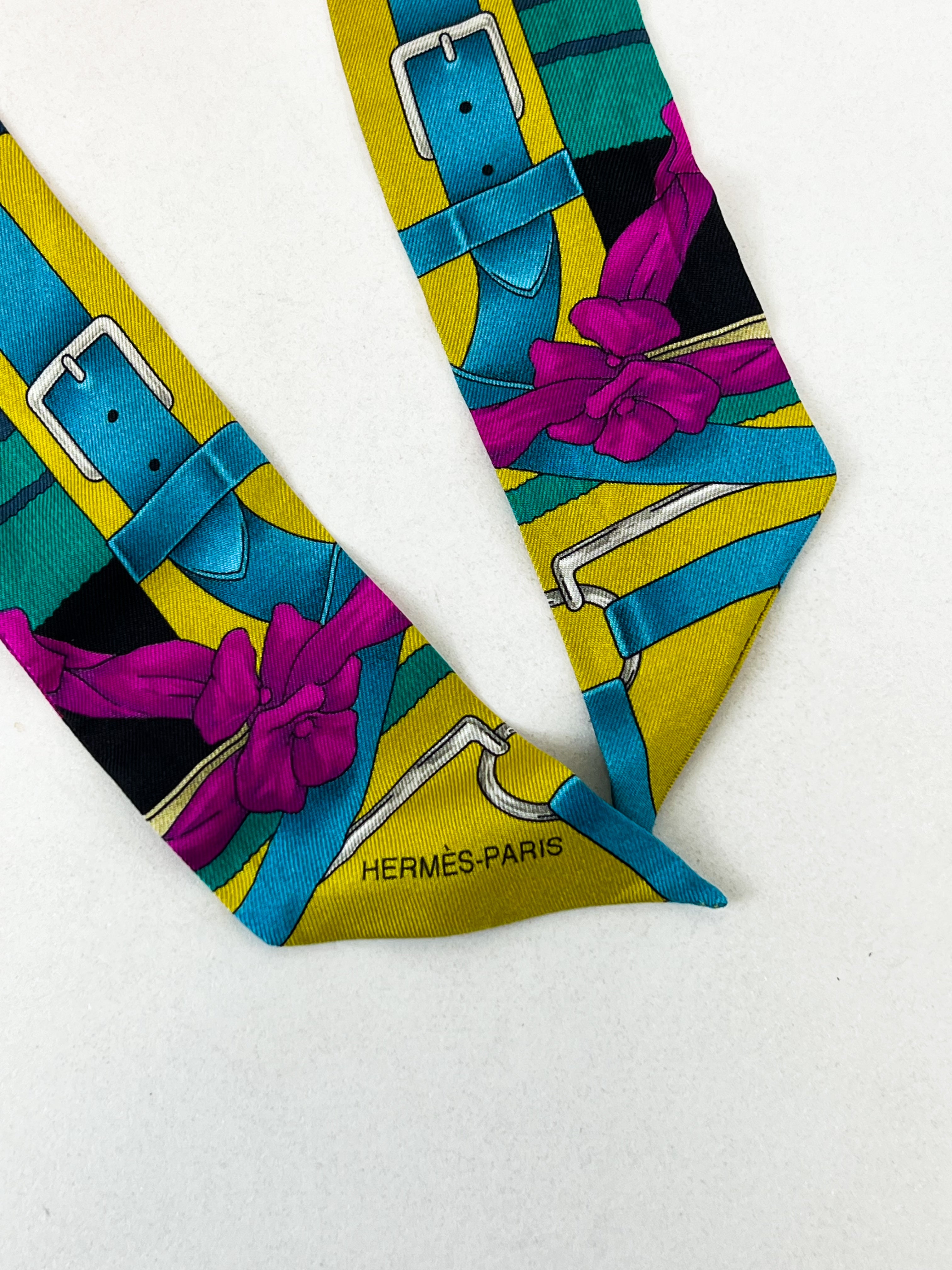 Hermes Silk Grand Manege Twilly