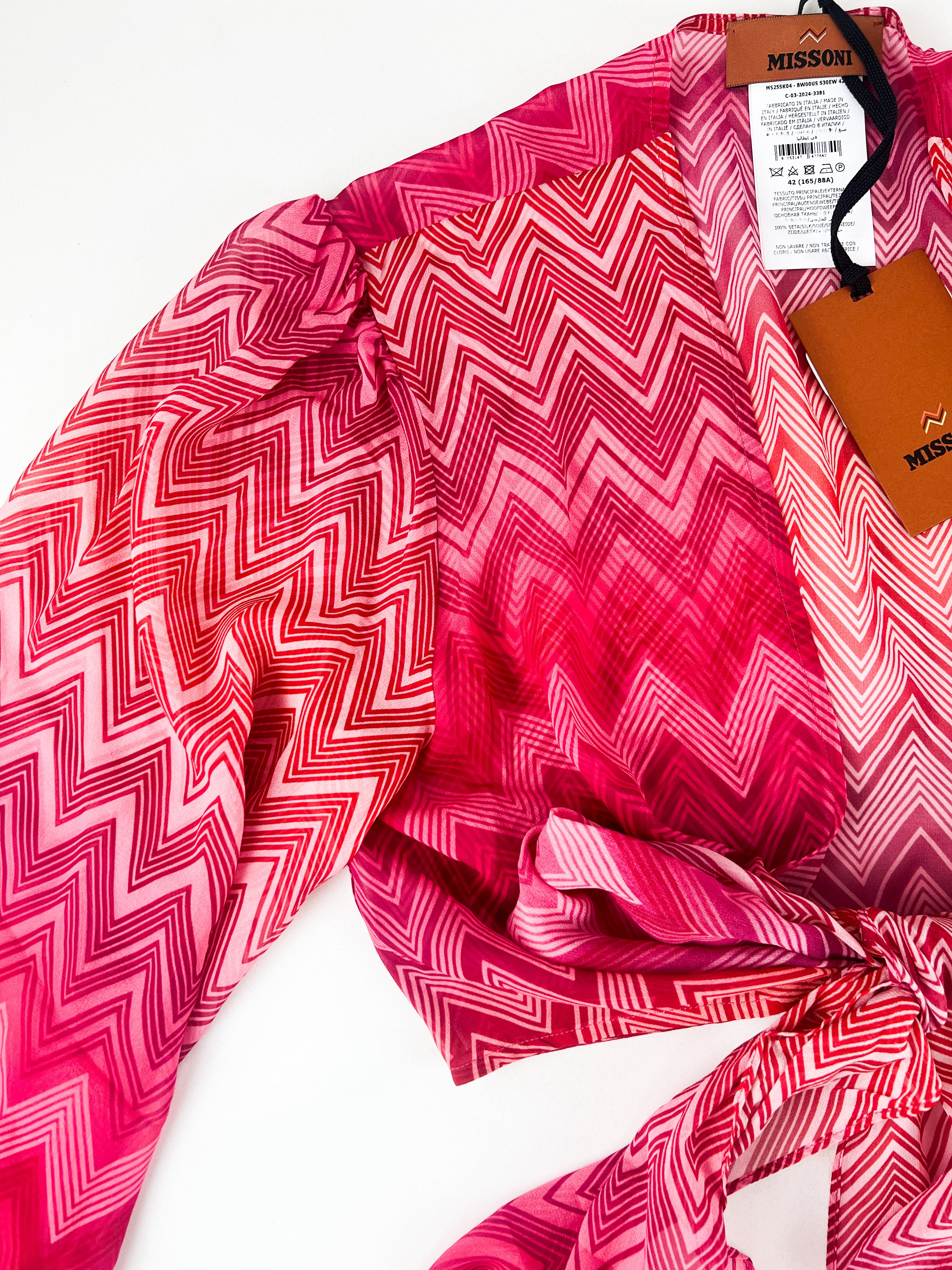 Missoni Mare Silk Mini Skirt & Top Set