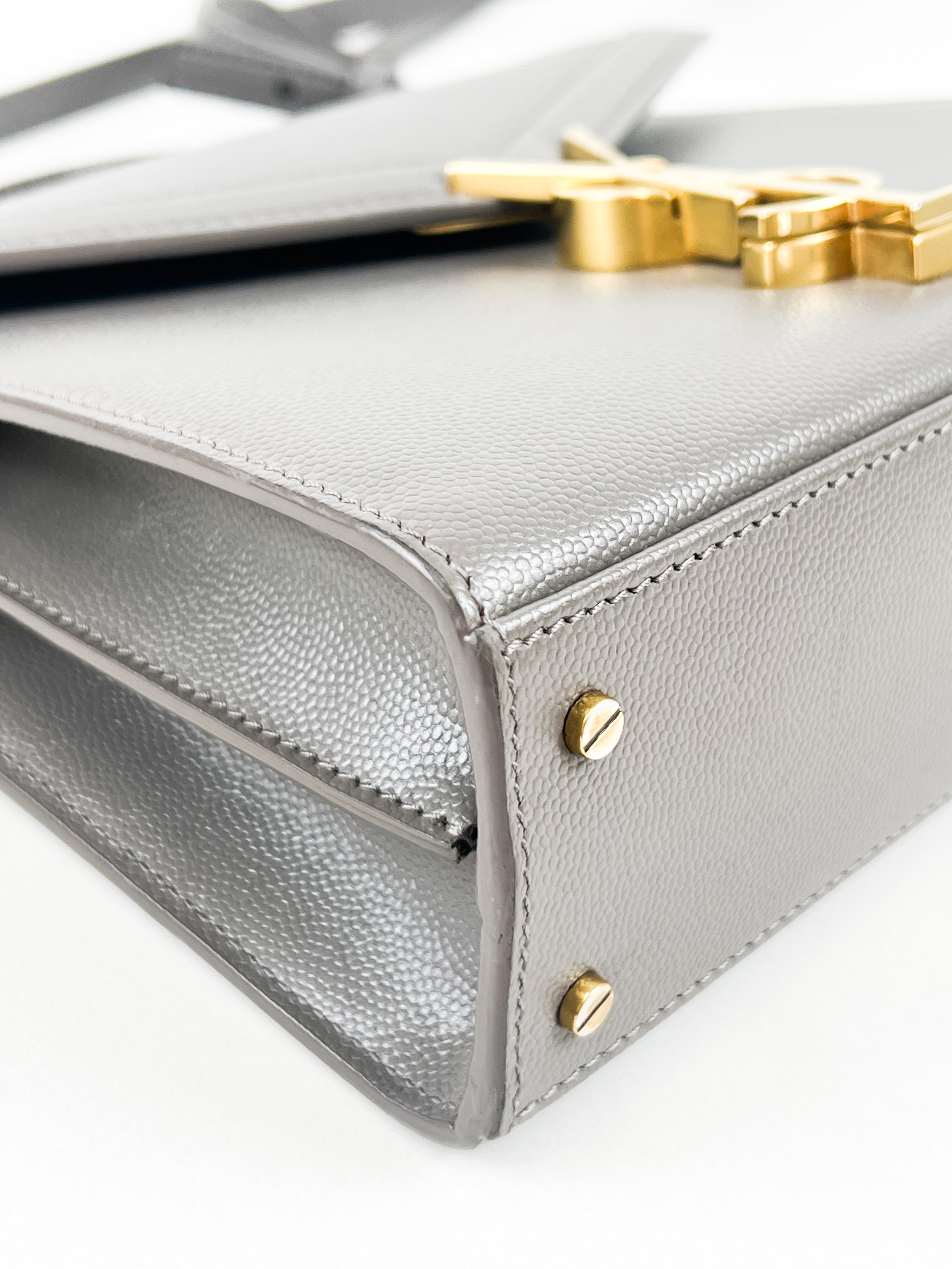 Saint Laurent Cassandra Mini Top Handle GHW