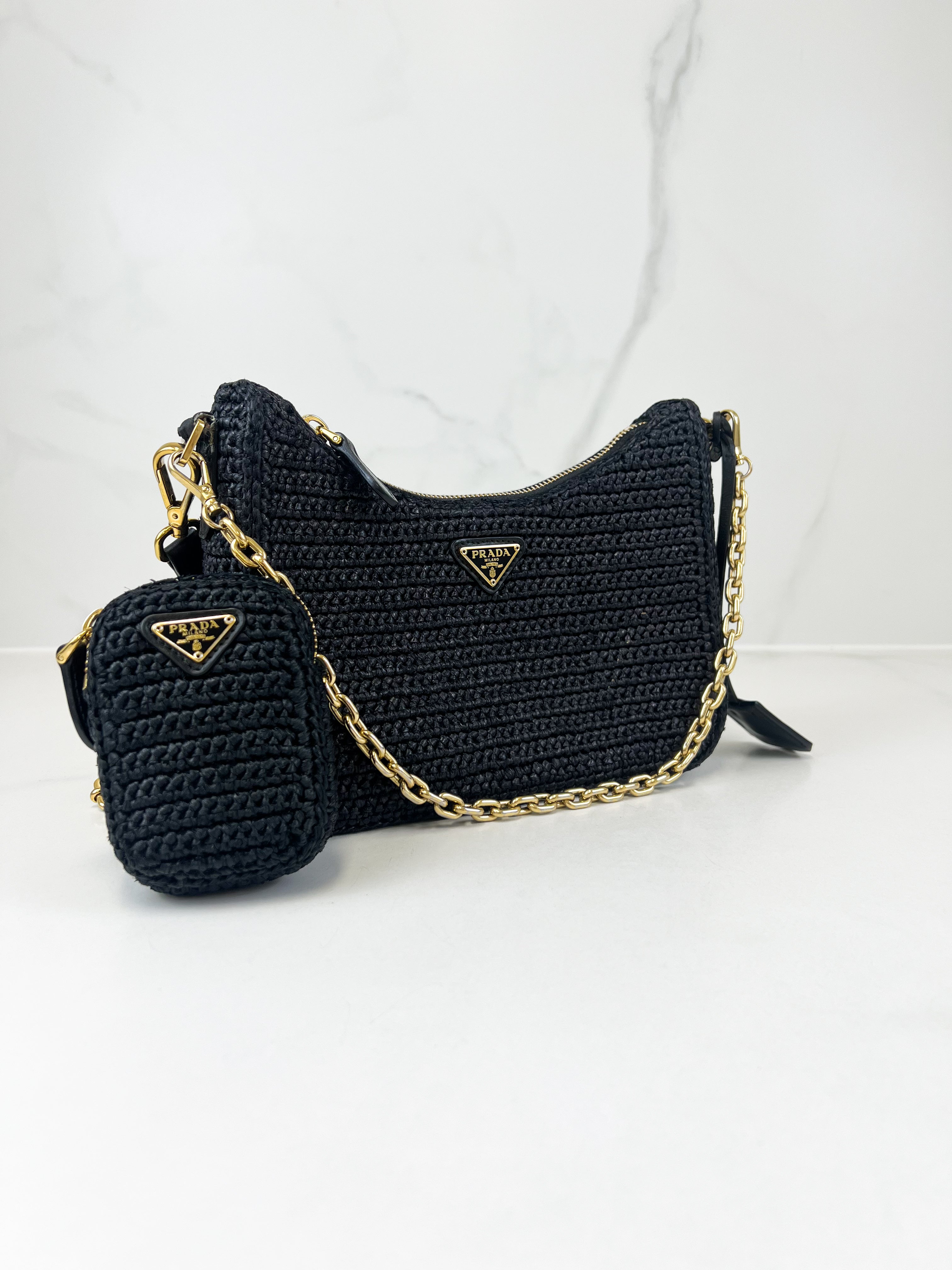Prada Crochet Re-Edition 2005 in Black