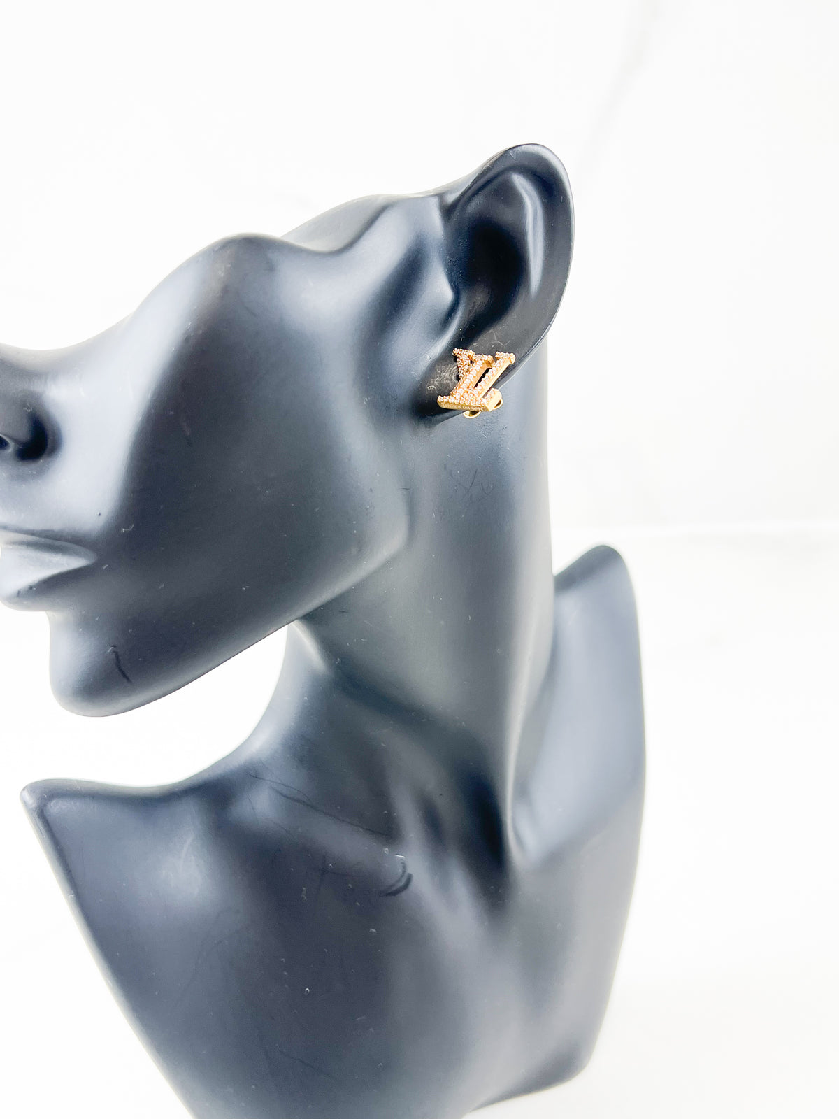 Louis Vuitton Iconic Crystal LV Studs