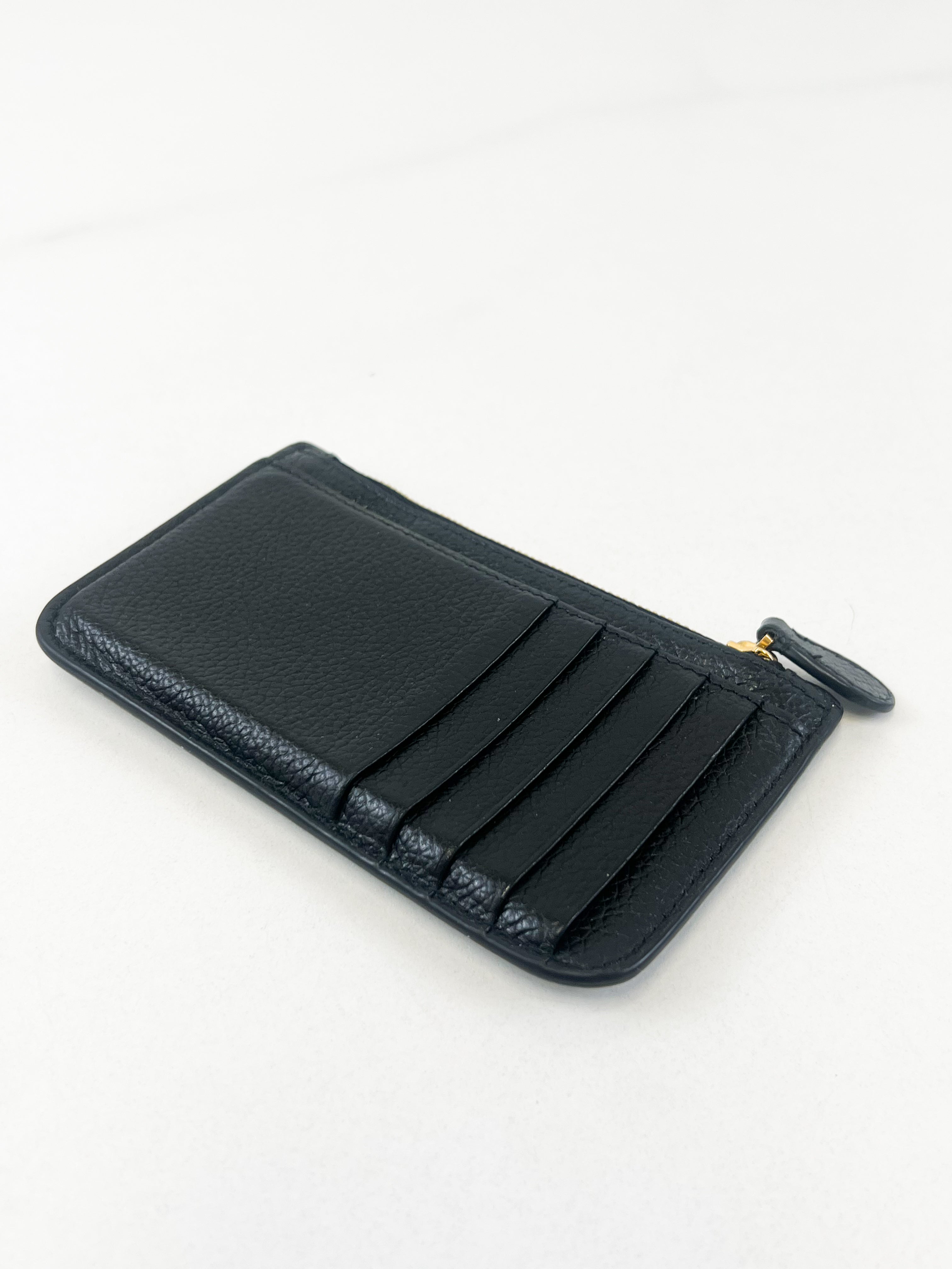 Balenciaga Black Card Case Wallet