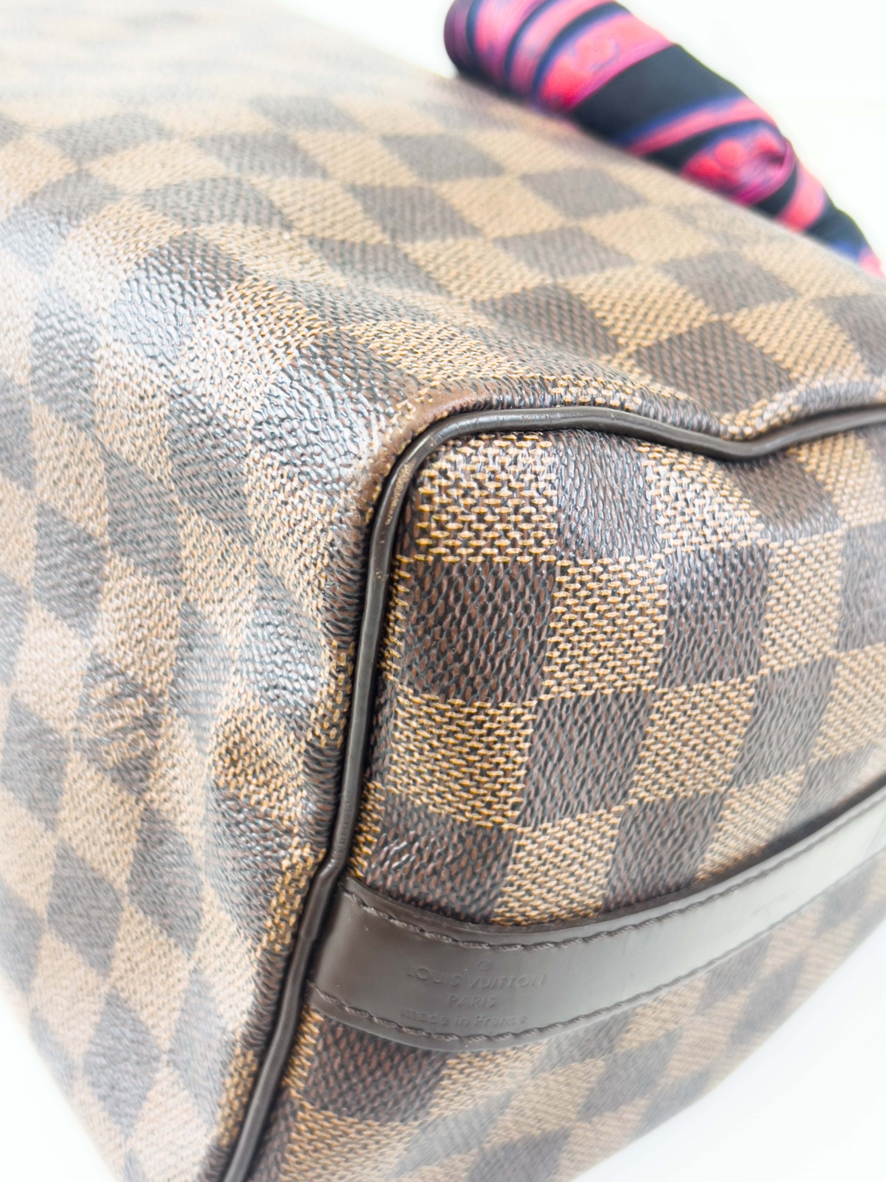 Louis Vuitton Speedy 25 Bandoulière Damier Ebene Canvas