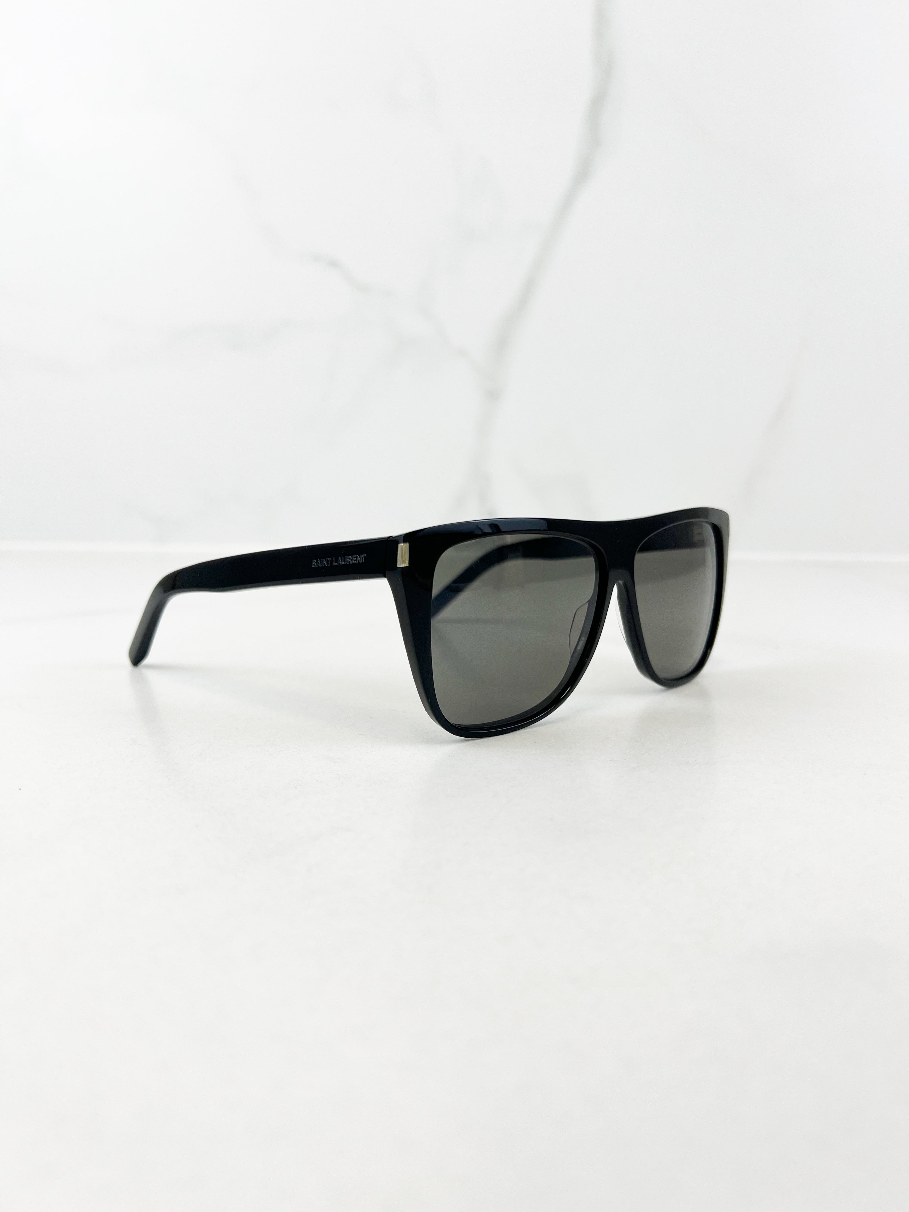 Saint Laurent Black Square Frame Sunglasses