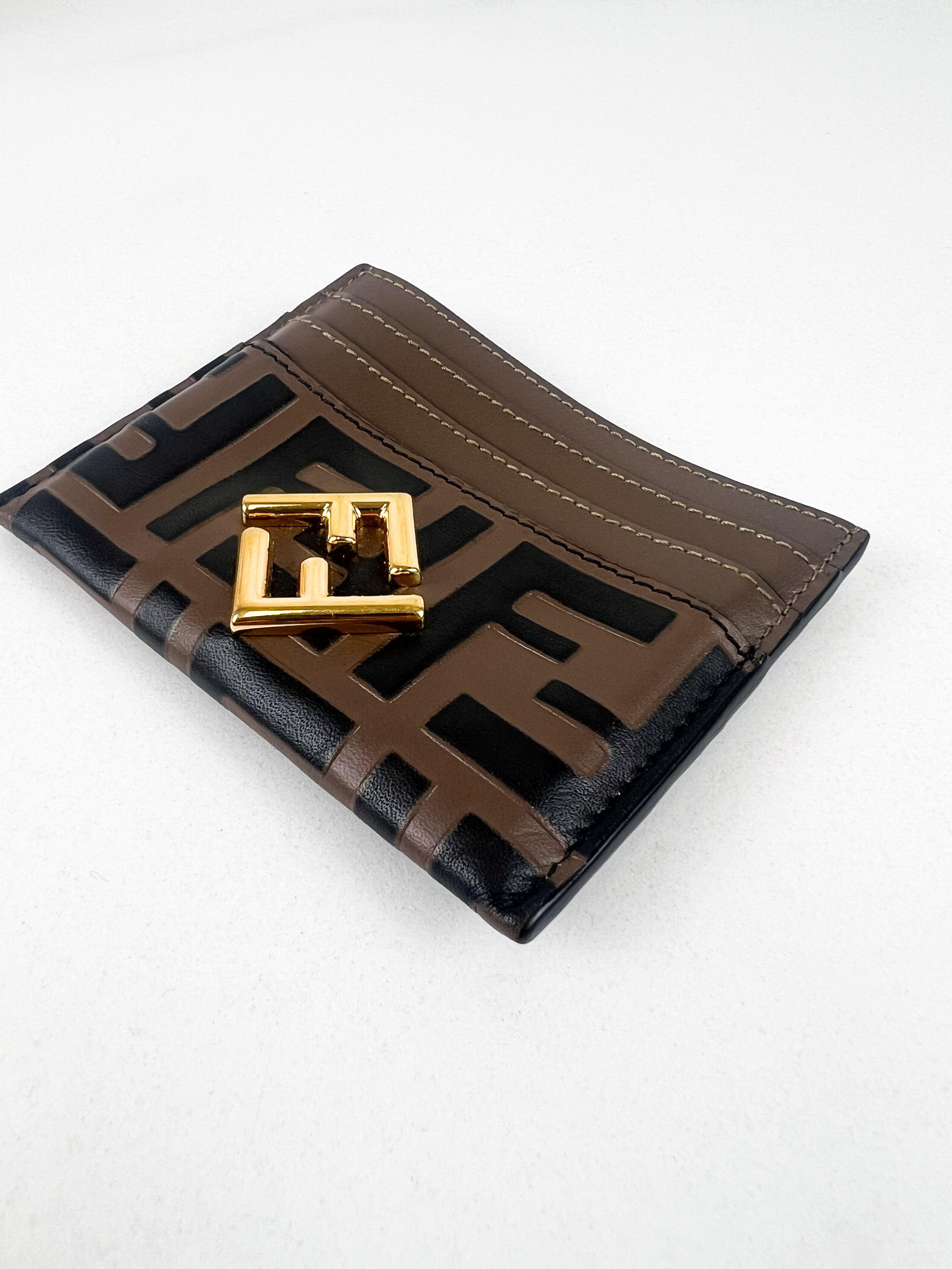 Fendi Leather Card Wallet