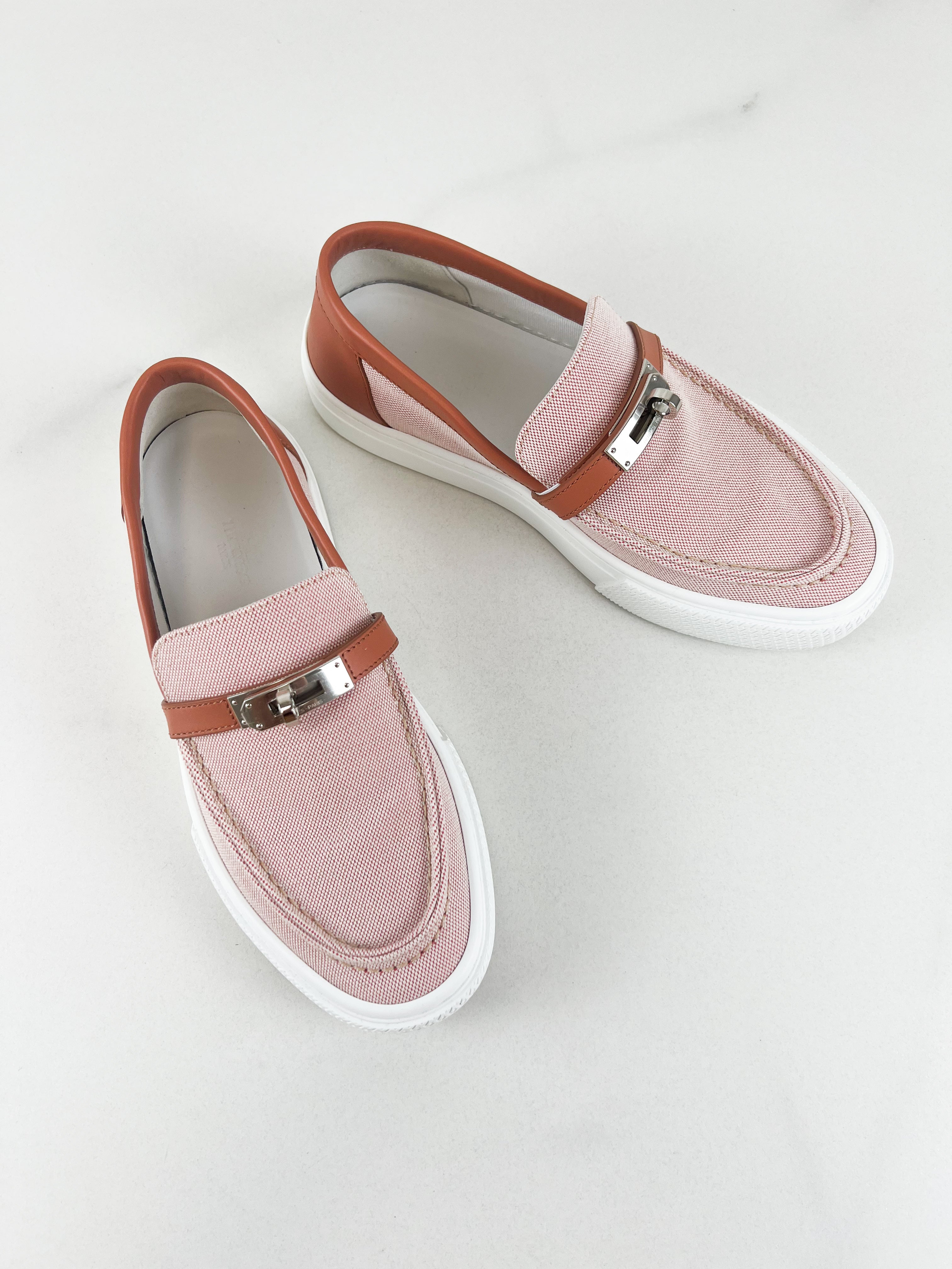 Hermes Game Slip-On Sneaker in Size 37.5