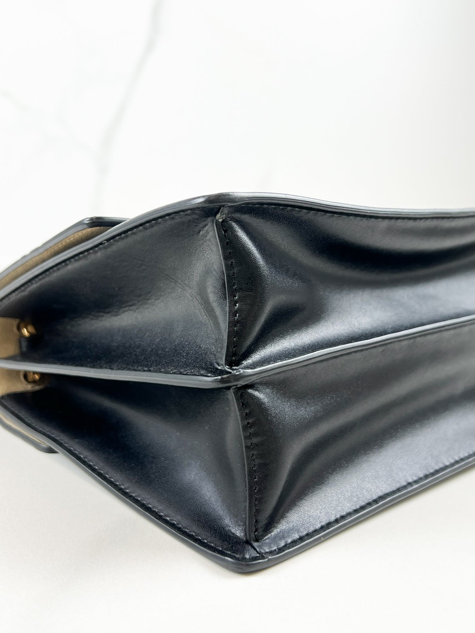 Fendi Kan I Medium Embossed Shoulder Flap Bag