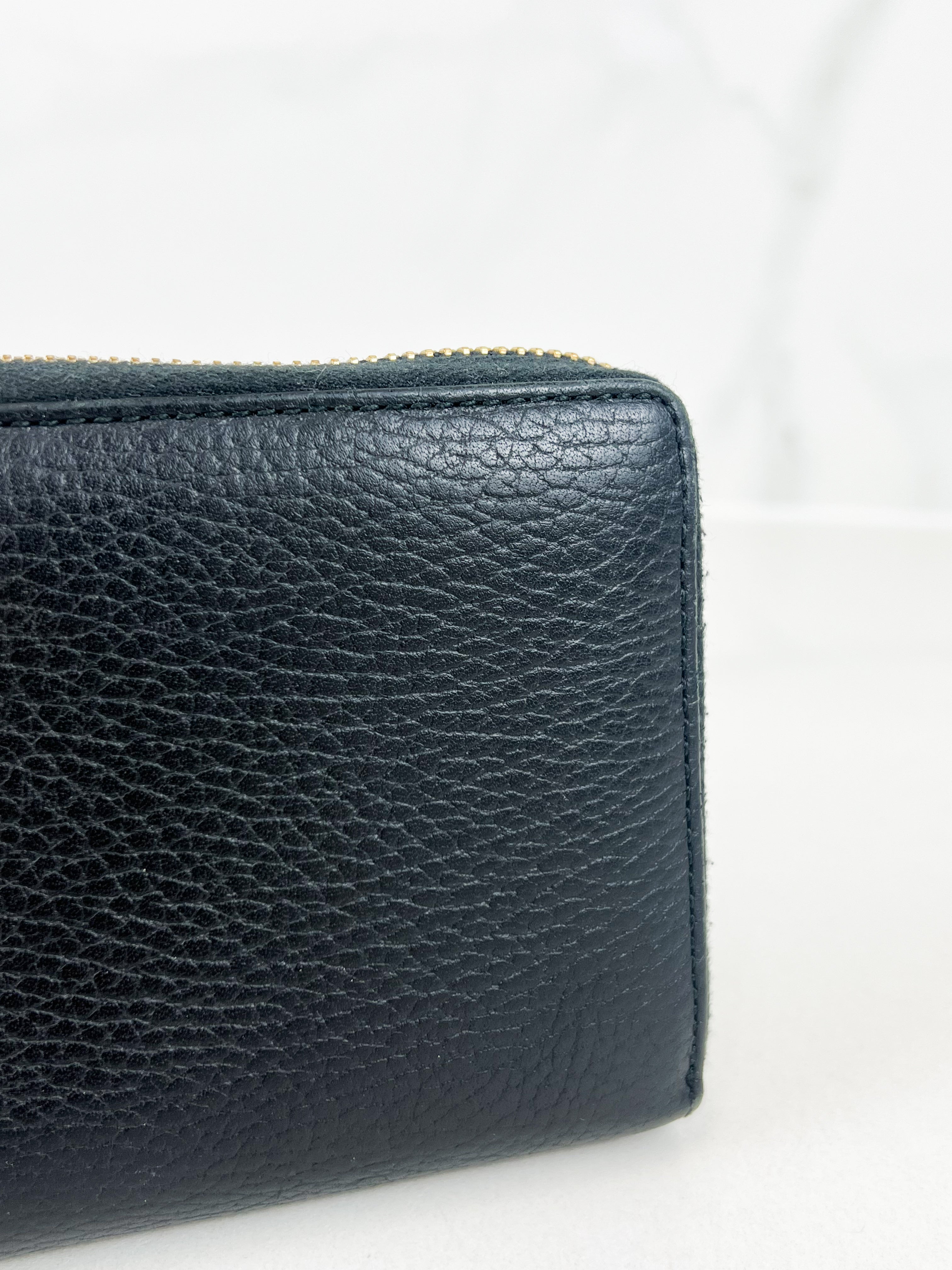 Gucci Long Marmont Zip Around Wallet