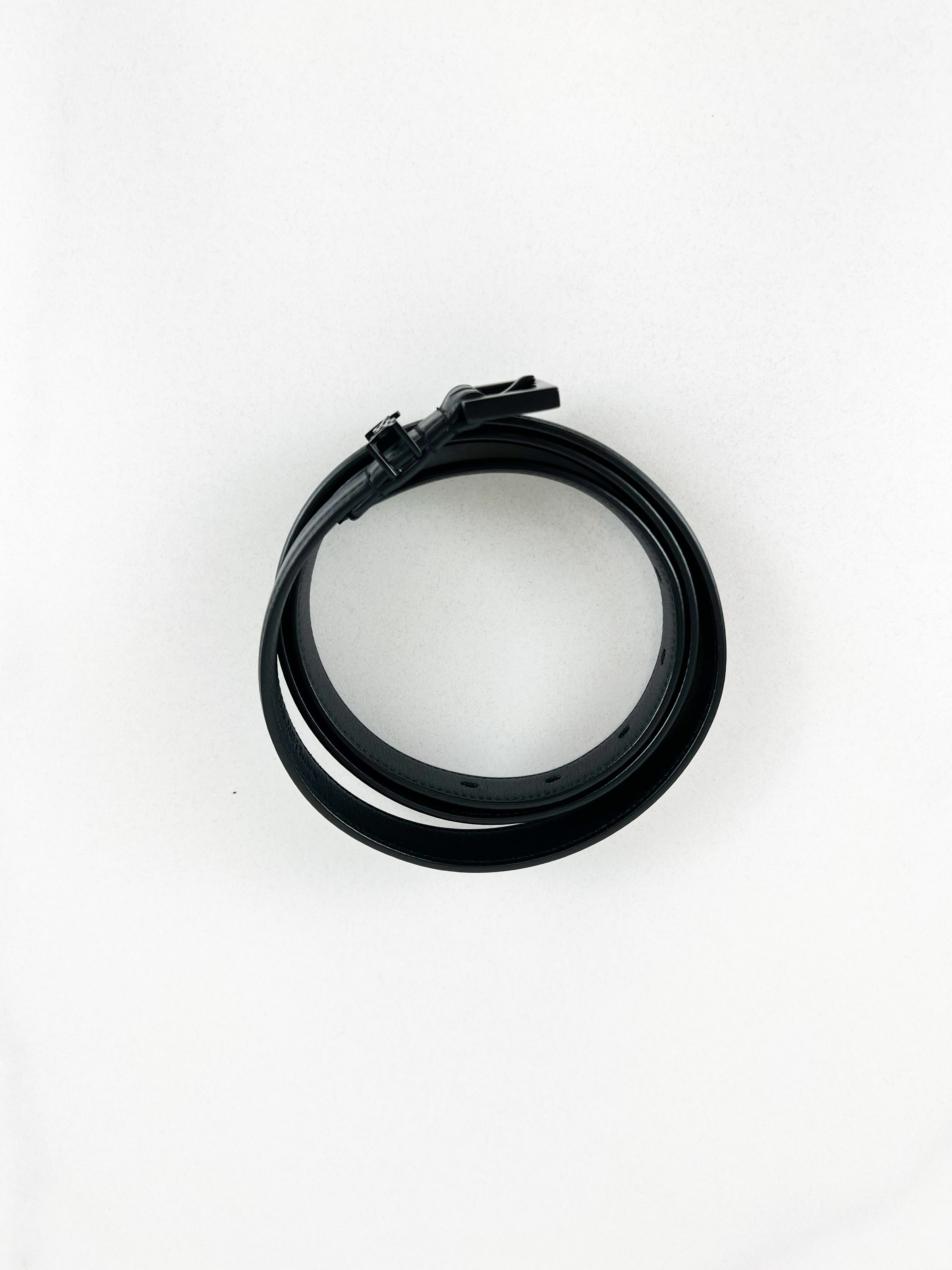 Saint Laurent Cassandre Black Belt Size 90