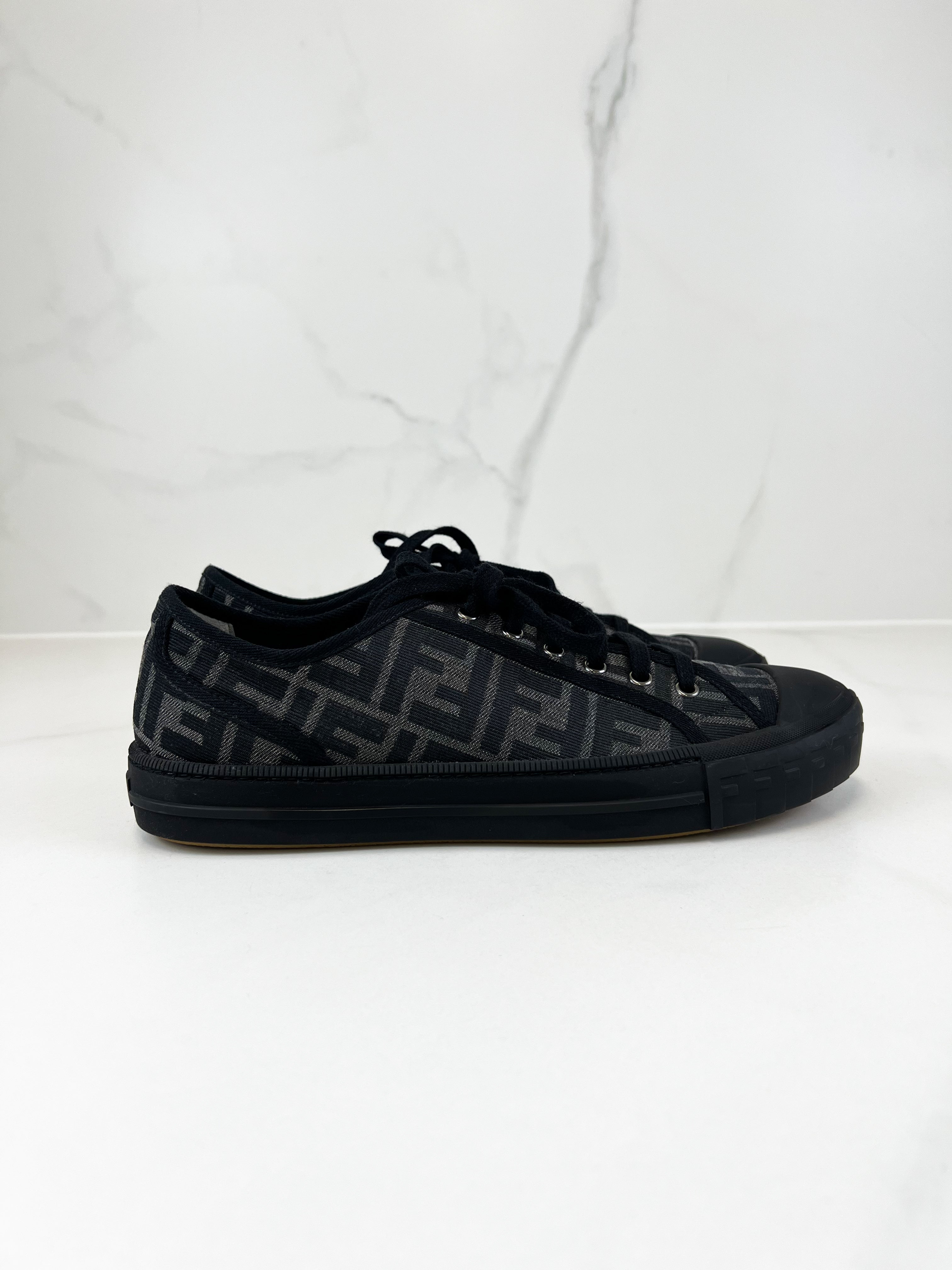 Fendi FF Fabric Low-Top Sneaker UK9 (US10)