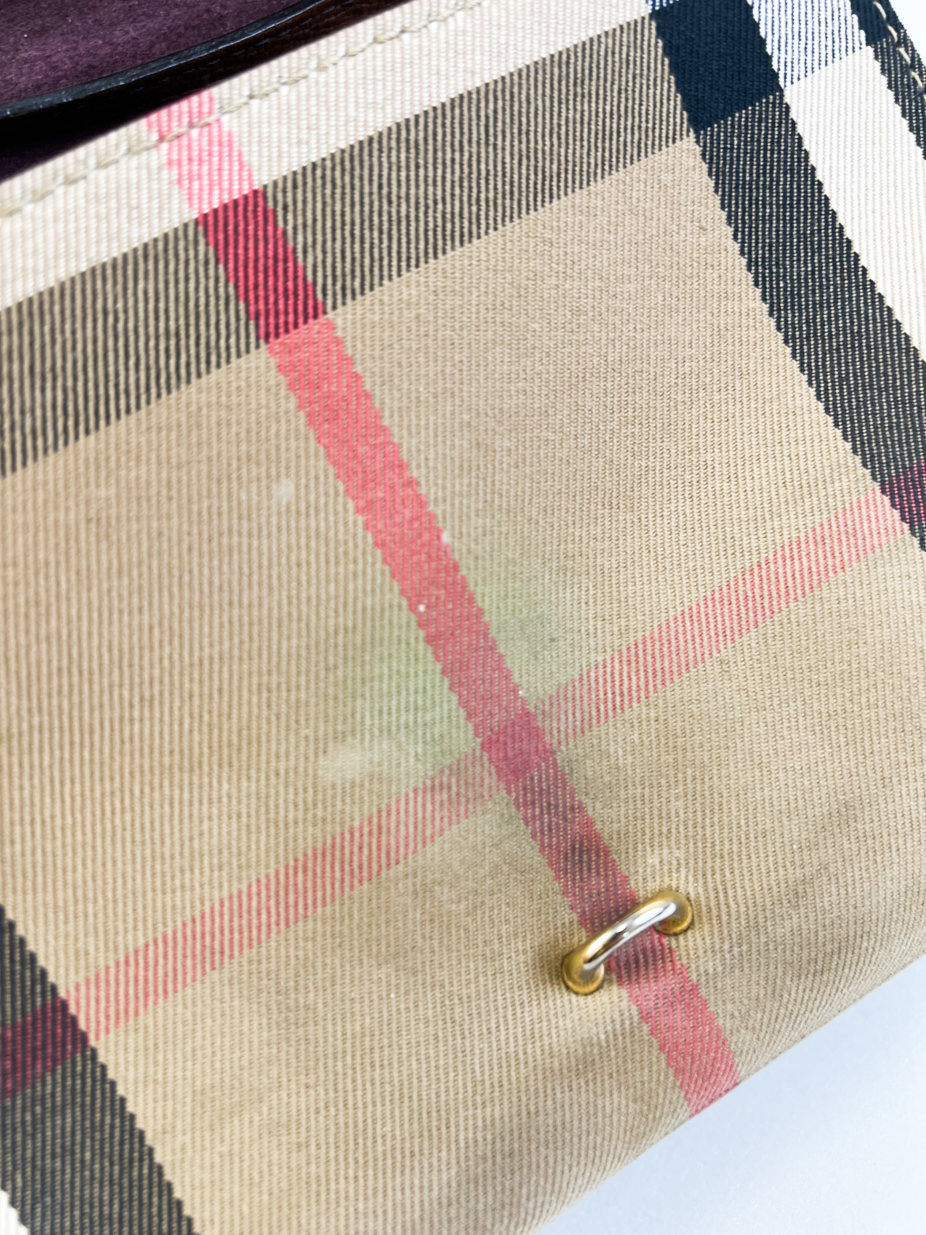 Burberry Macken Small Check Crossbody Bag