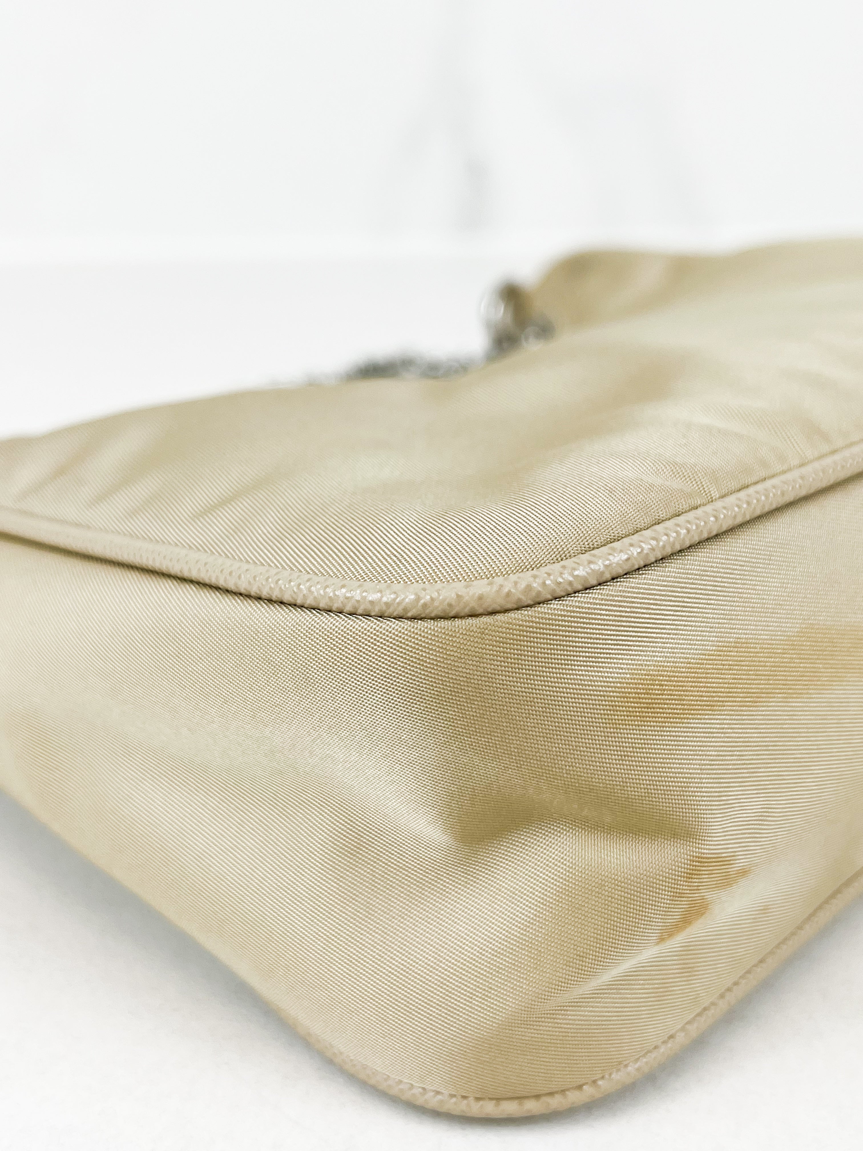 Prada Nylon Re-Edition 2005 in Beige