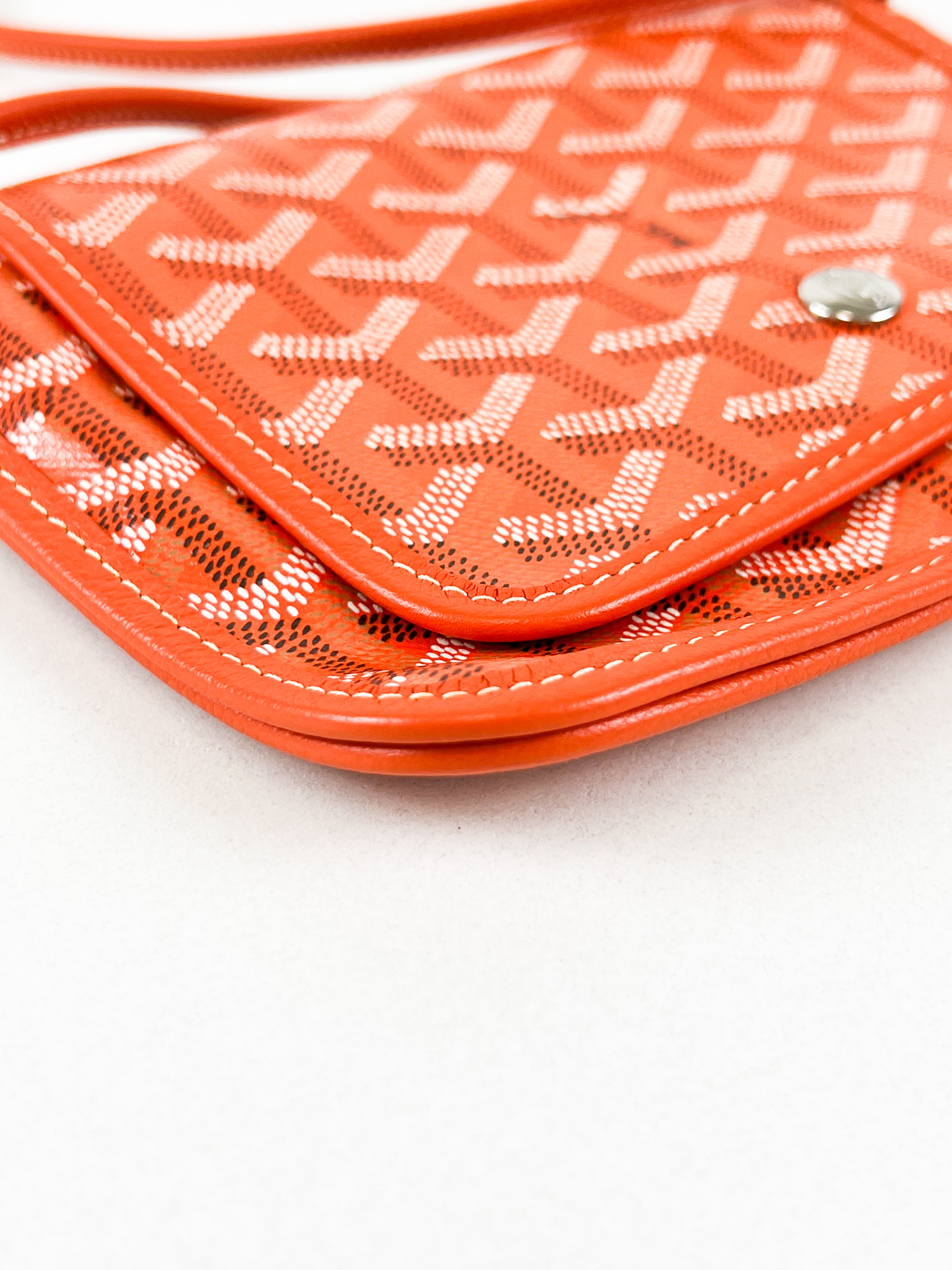 Goyard Plumet Orange Mini Crossbody Bag