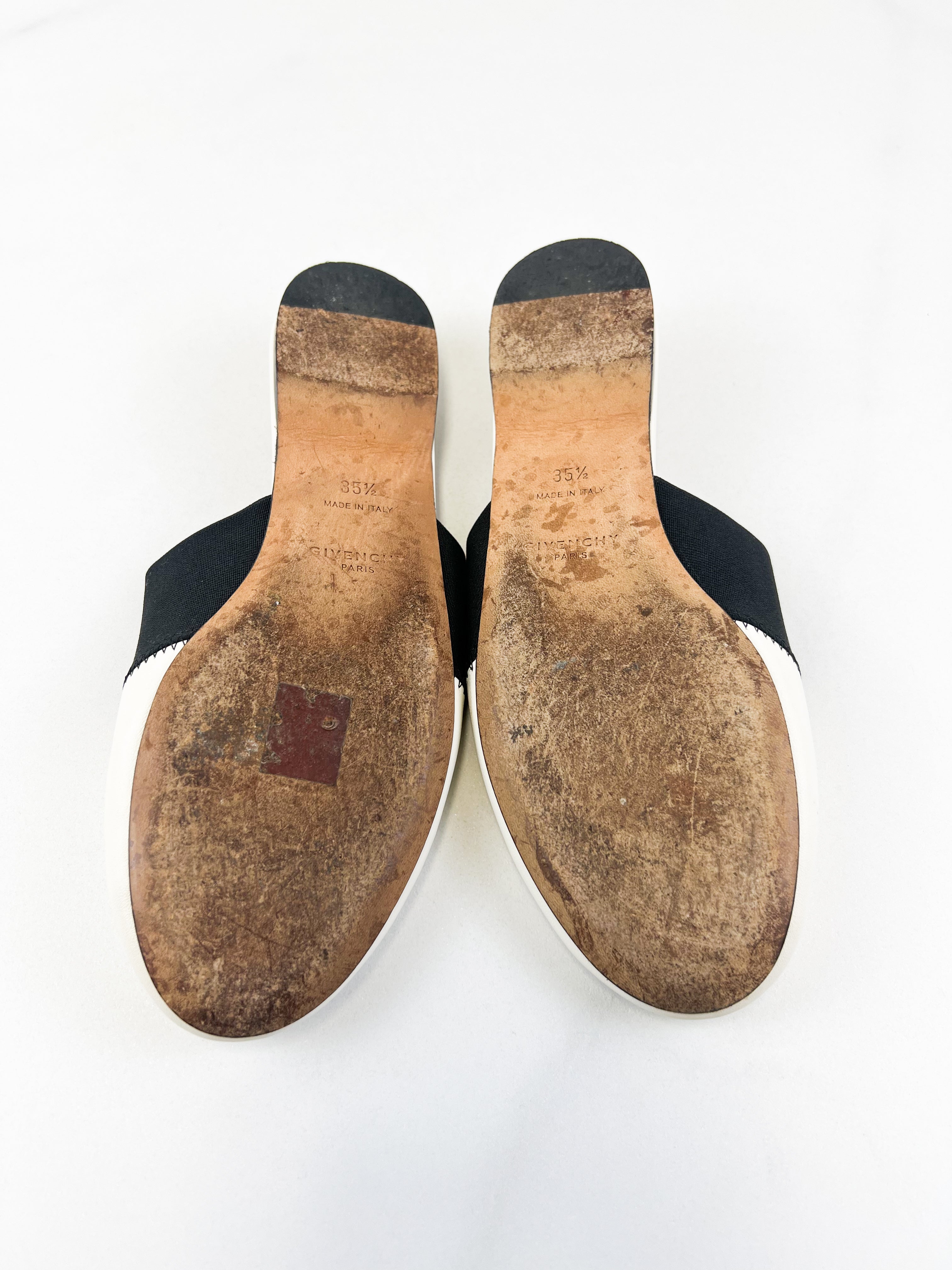 Givenchy Bedford Logo Mule Slides Size 35.5