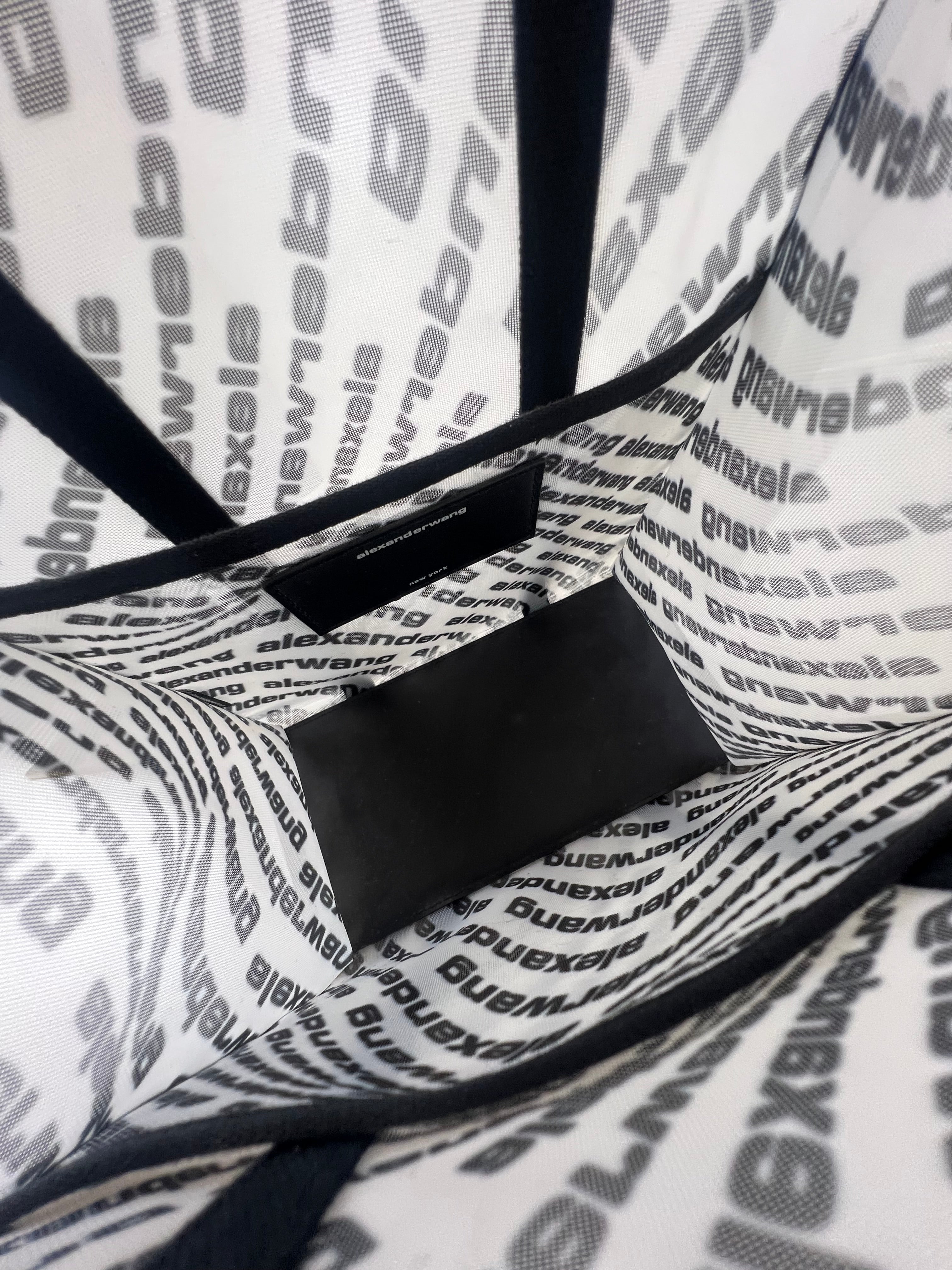 Alexander Wang Translucent Logo Tote Bag