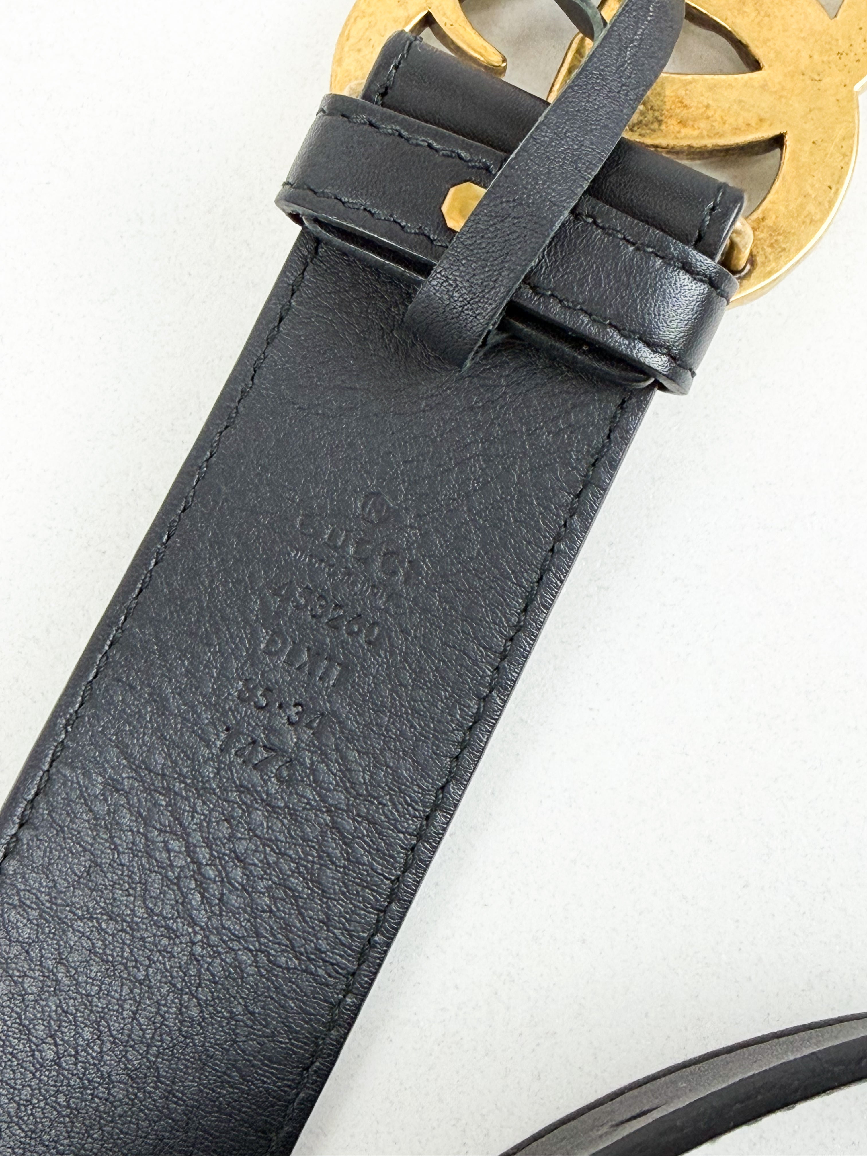 Gucci GG Pearl Belt 80mm Size 85