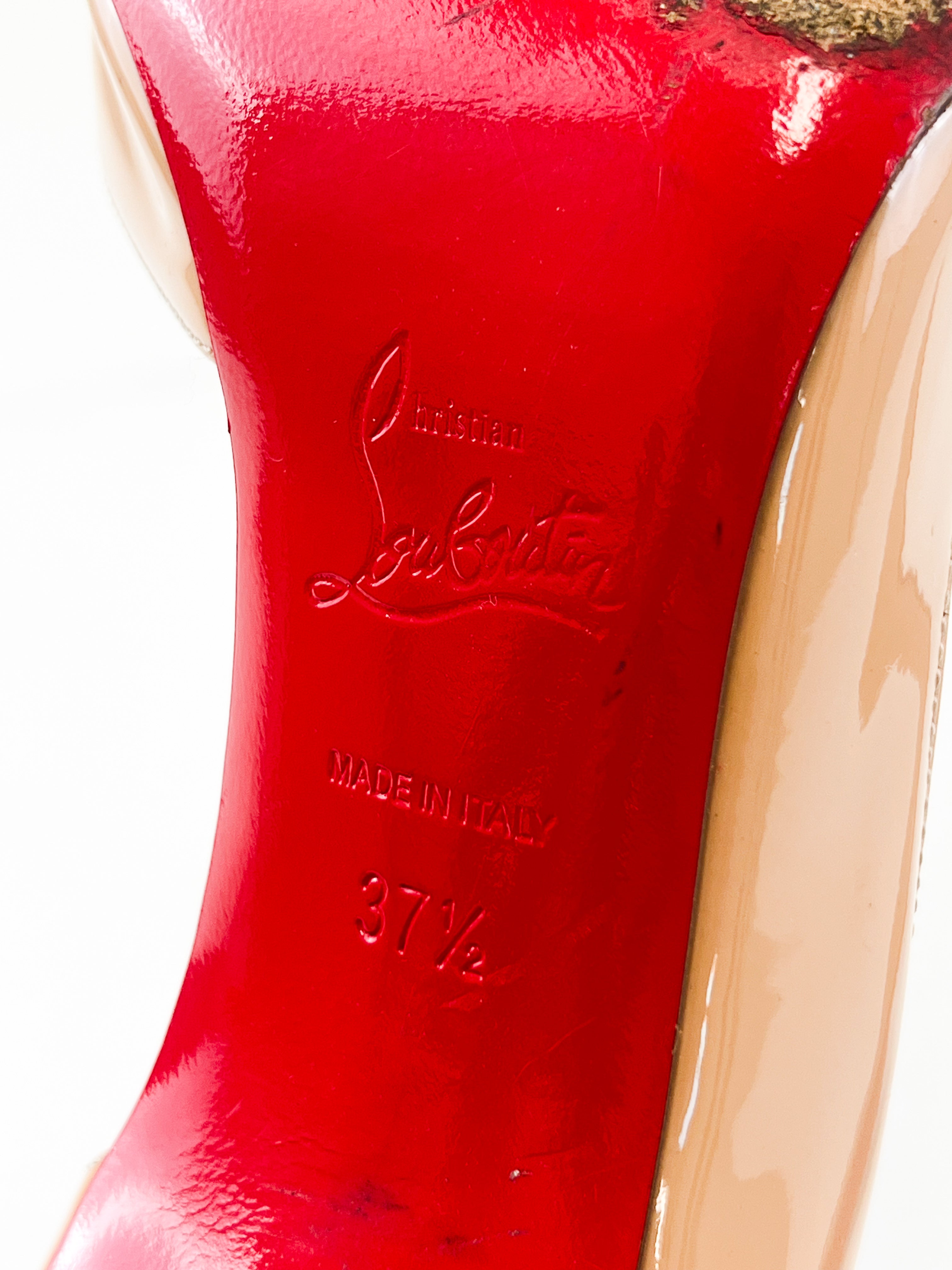 Christian Louboutin Iriza 100mm Size 37.5