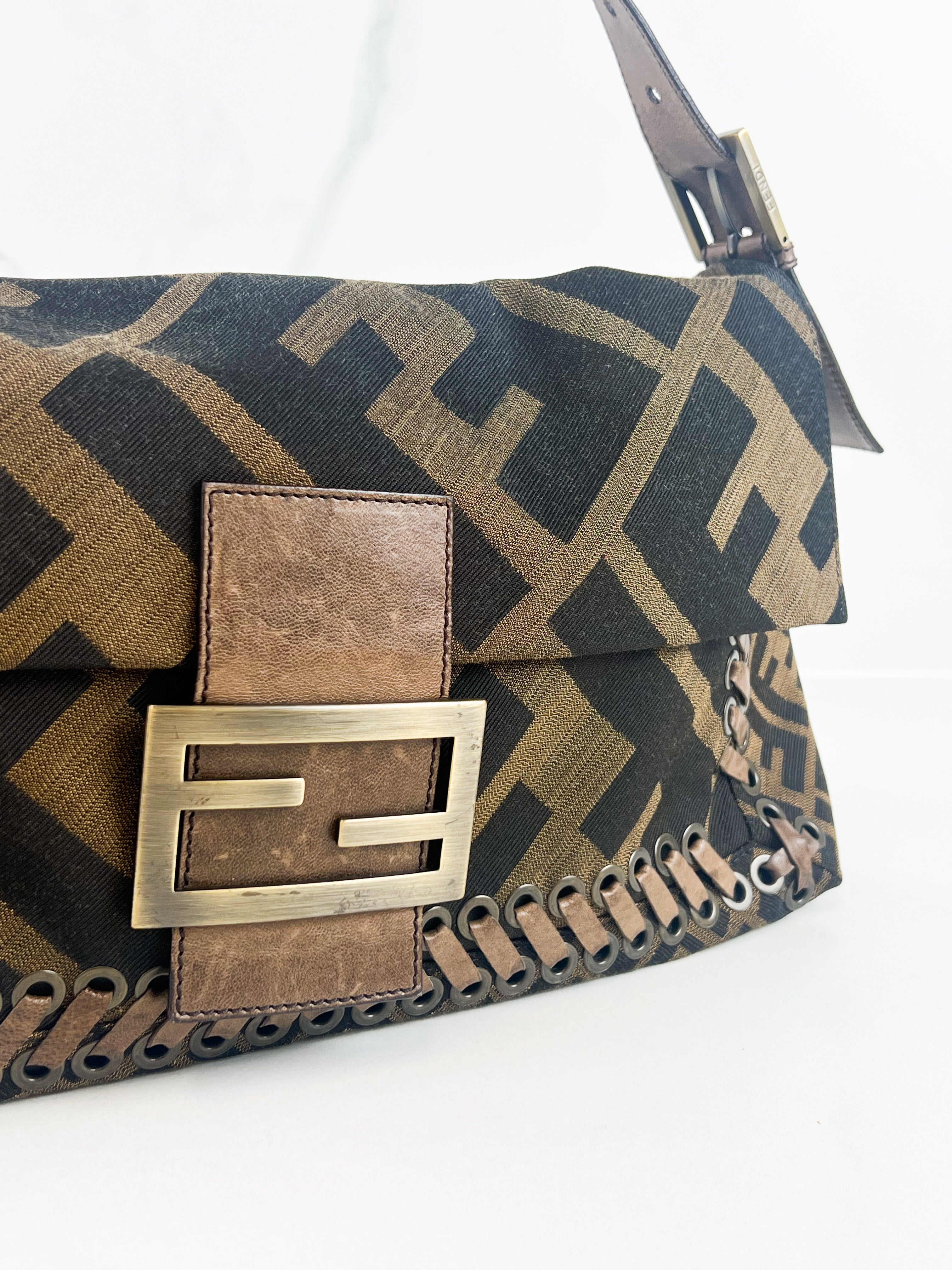 Fendi Tobacco Zucca Canvas