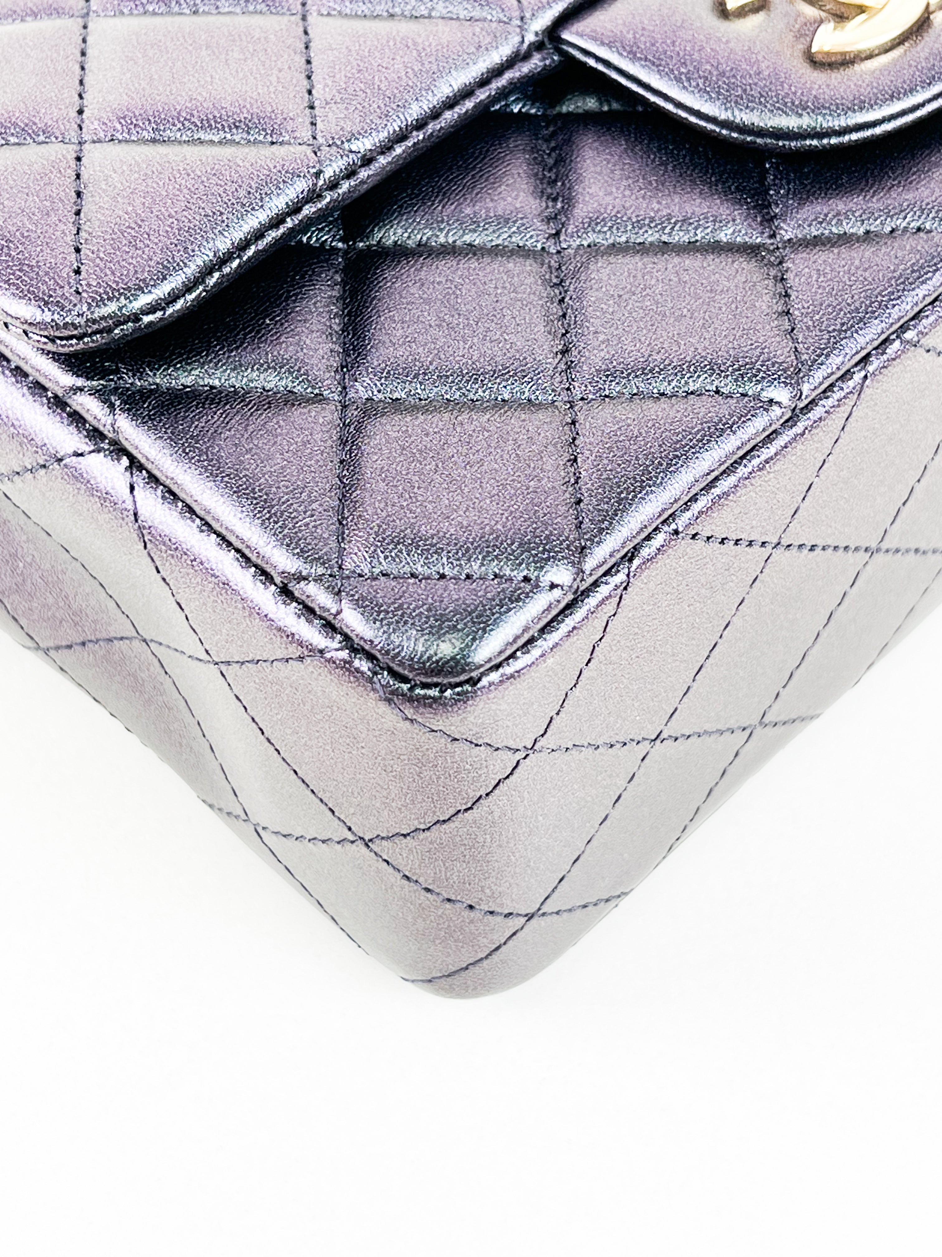 Chanel Rectangular Mini Flap Calfskin Shoulder Bag