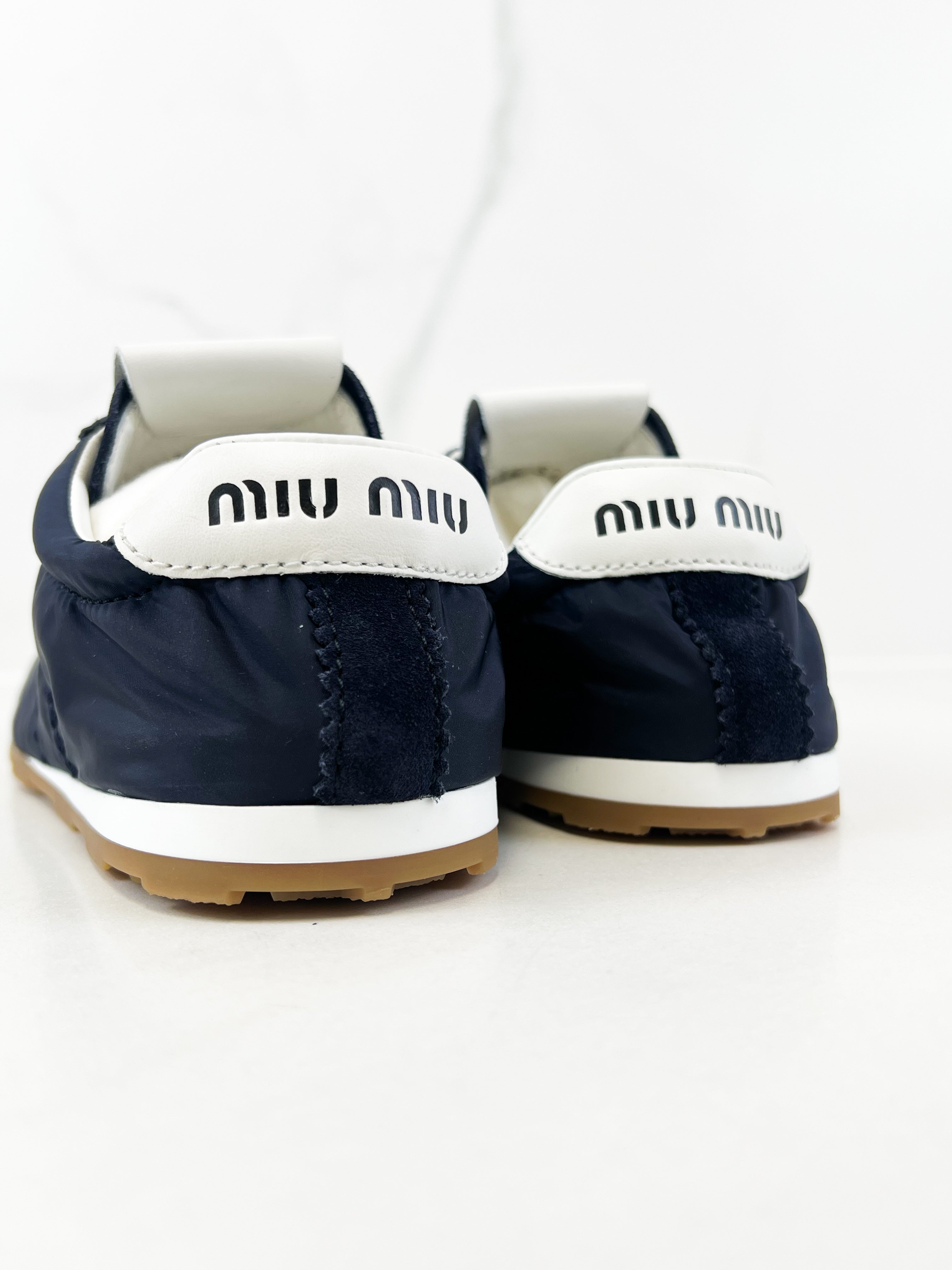 Miu Miu Plume Sneaker Size 37