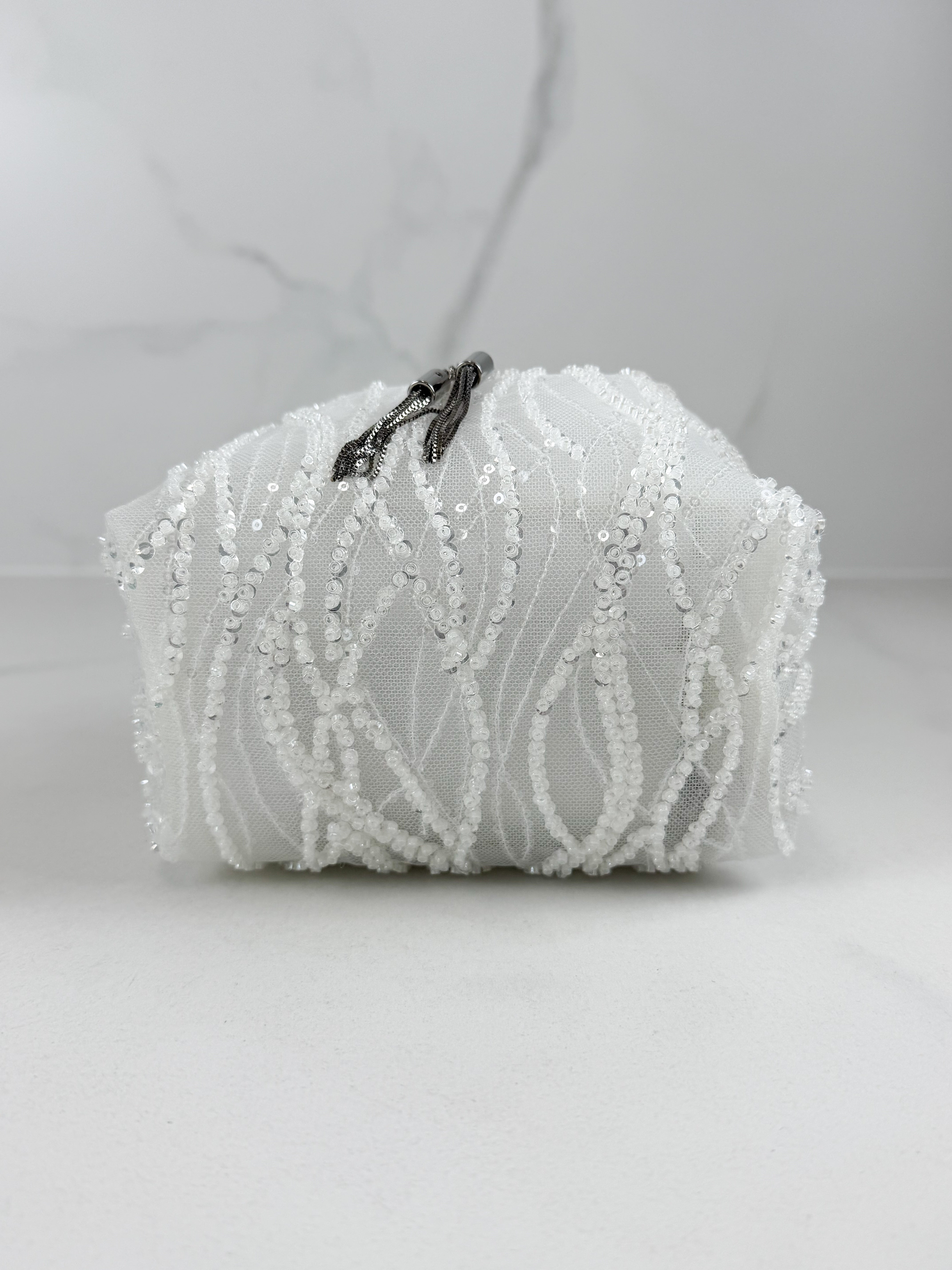 Jimmy Choo Bon Bon Sequinned Top Handle Bag
