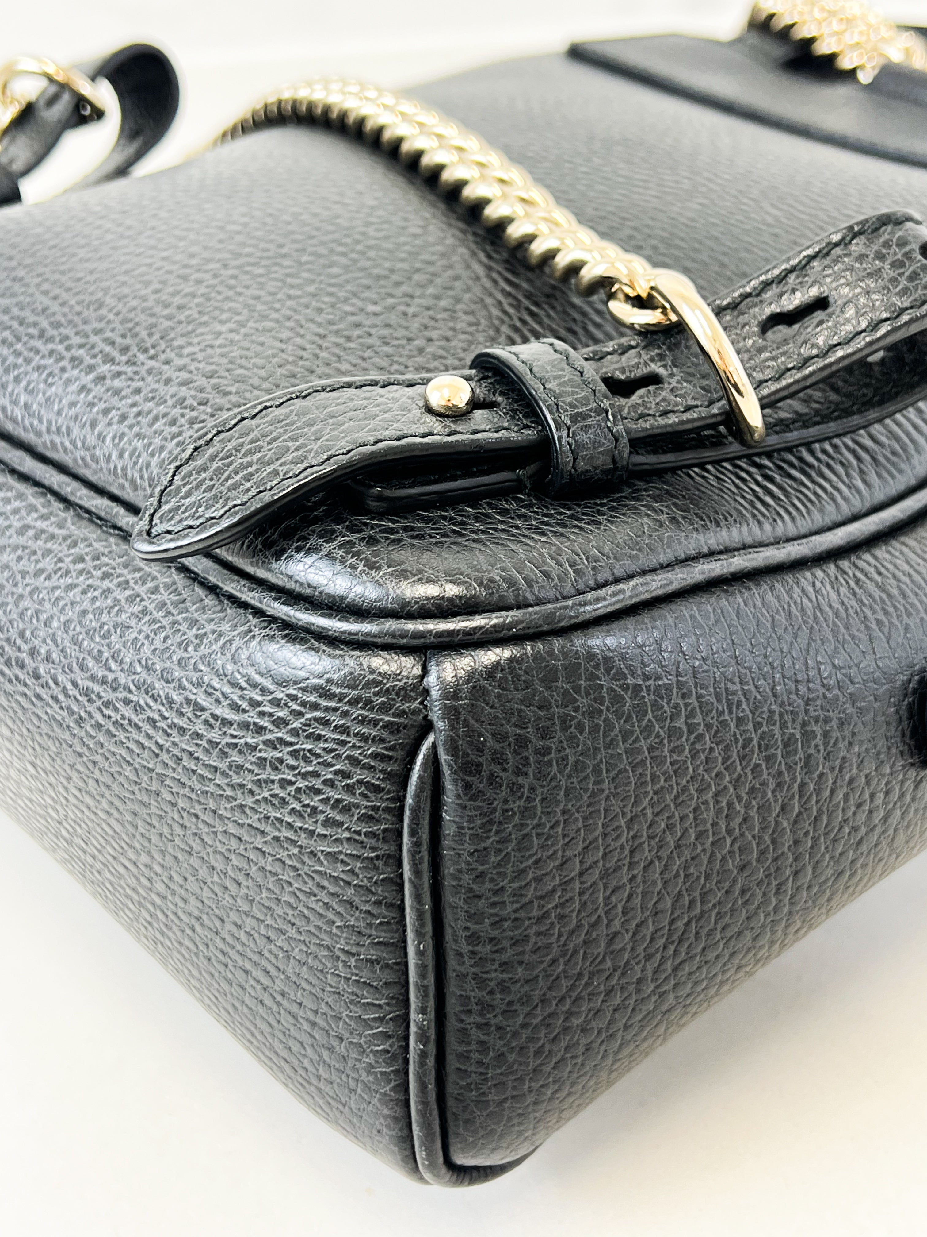 Gucci Soho Grained Leather Backpack