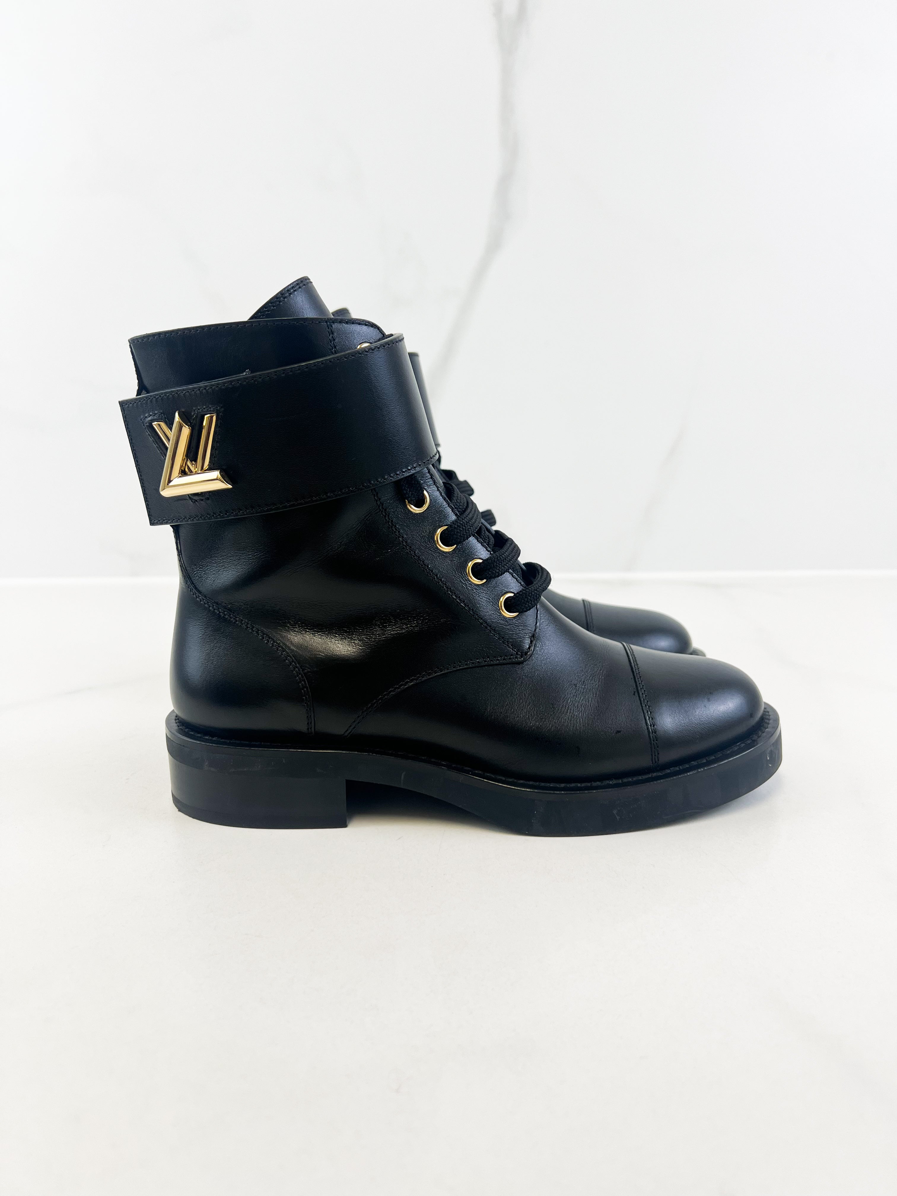 Louis Vuitton Wonderland Flat Ranger Boot Size 35.5