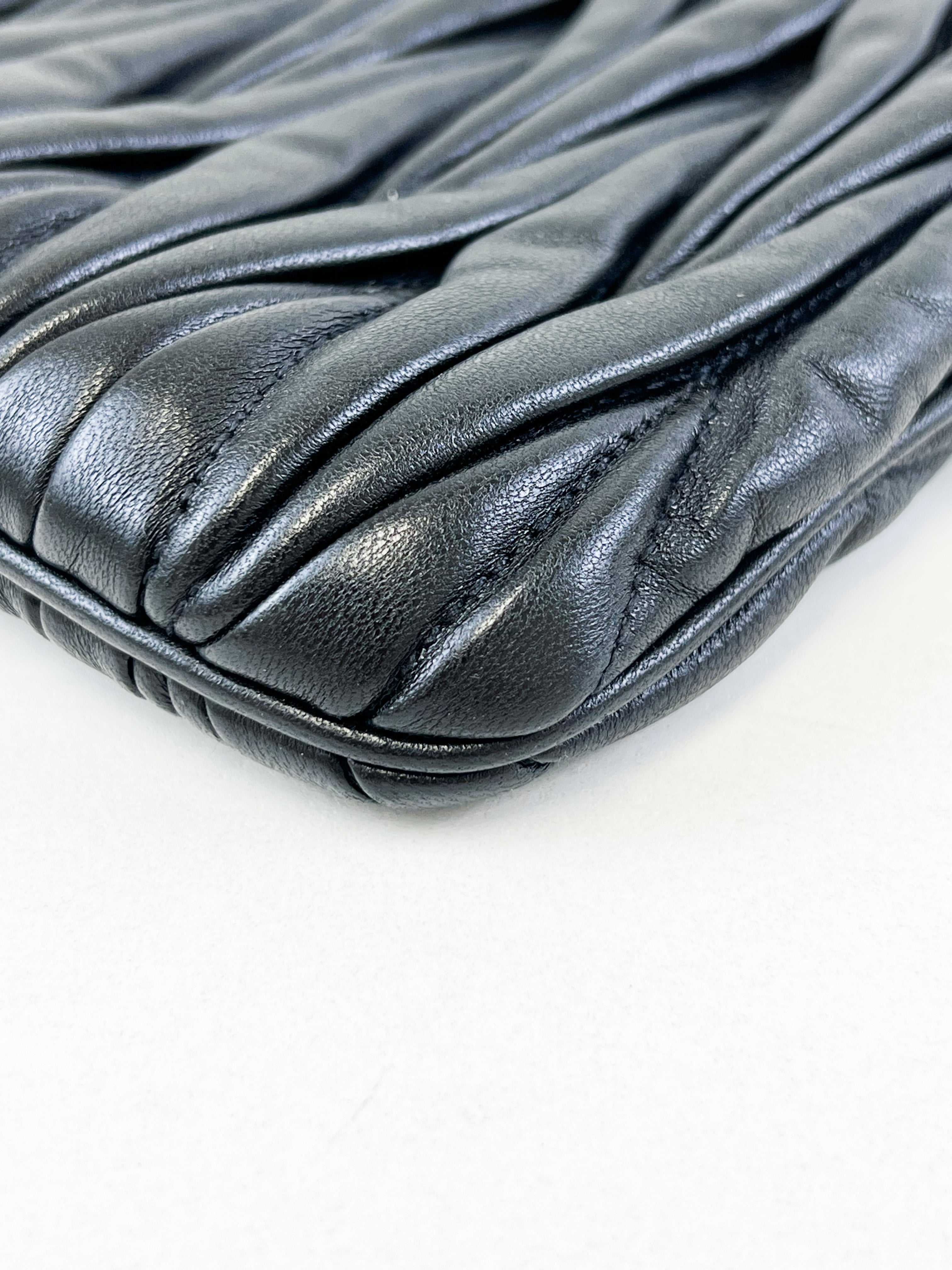 Miu Miu Matelasse Leather Crossbody Bag