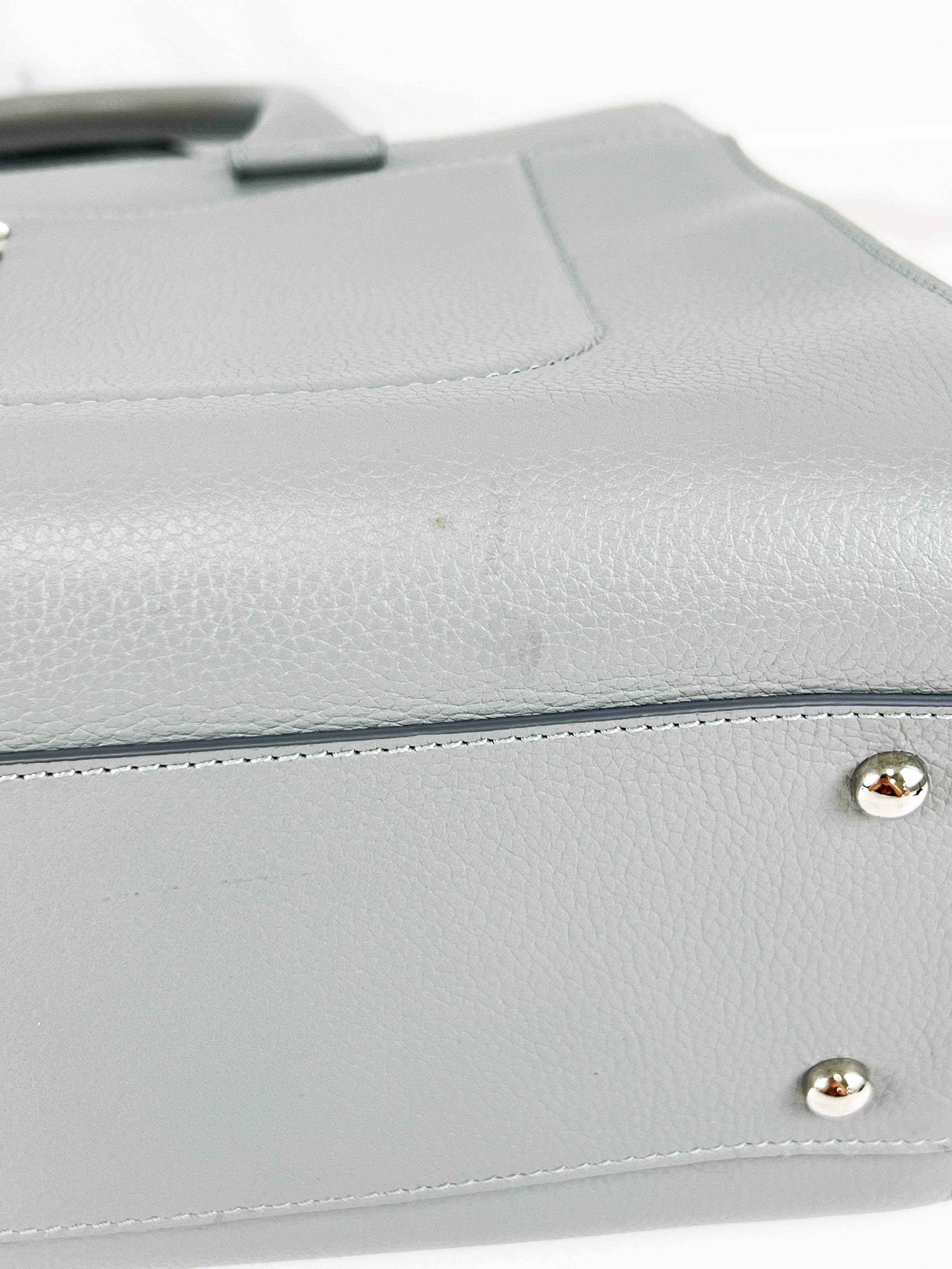Chanel Neo Executive Tote in Grey Grained Calsfskin
