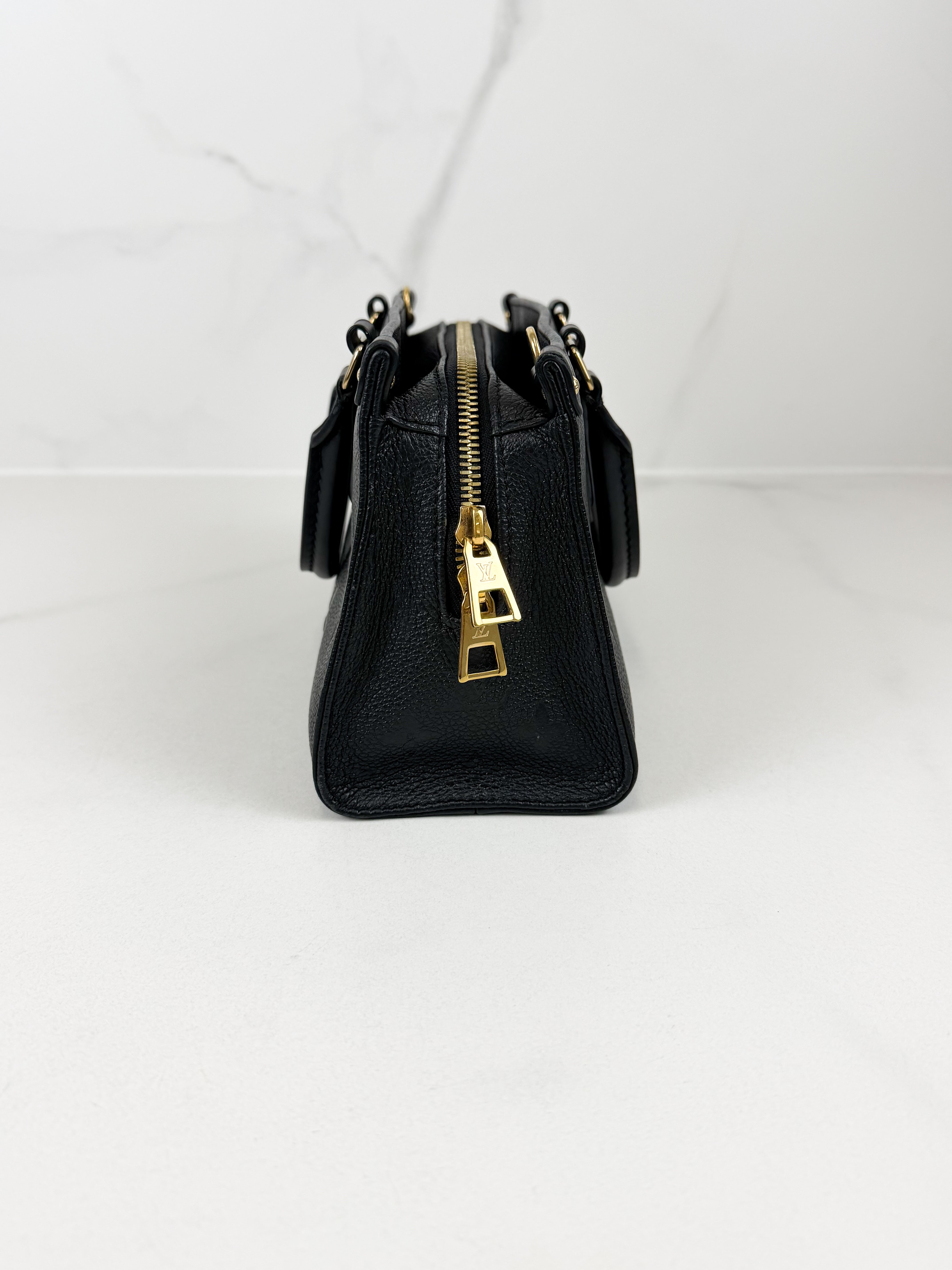 Louis Vuitton OnTheGo East West Black Monogram Empreinte Leather